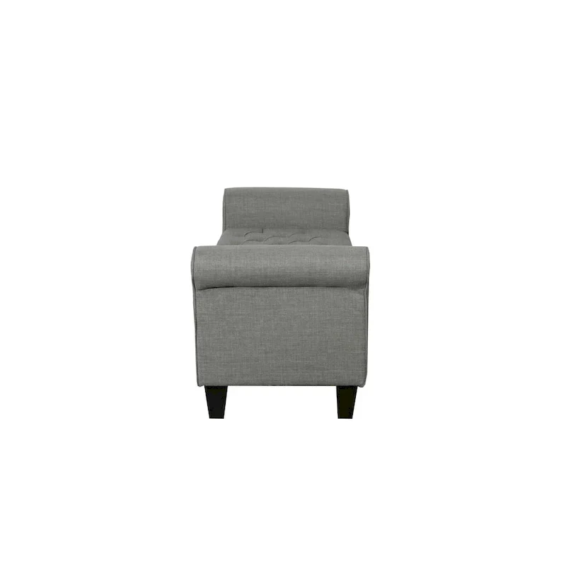Porthos Home Theon Fabric Button-Tufted Flip-Top Storage Bench