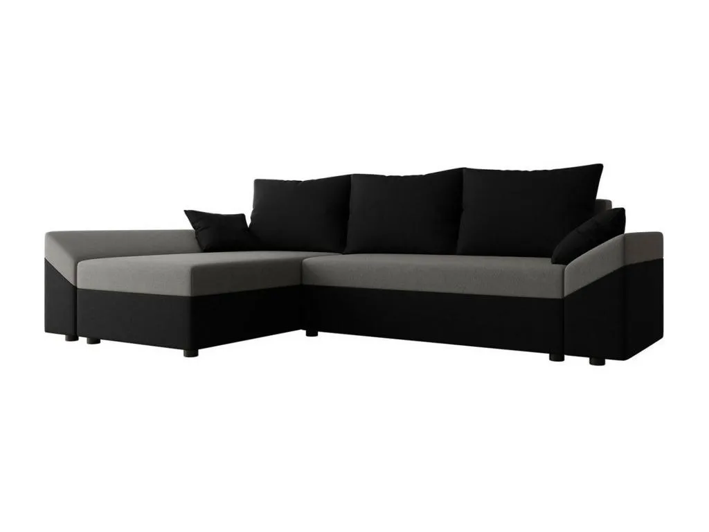 Sofá rinconero Hogarve 104 Negro Función de descanso Caja de ropa de cama 240x140cm nhox69677