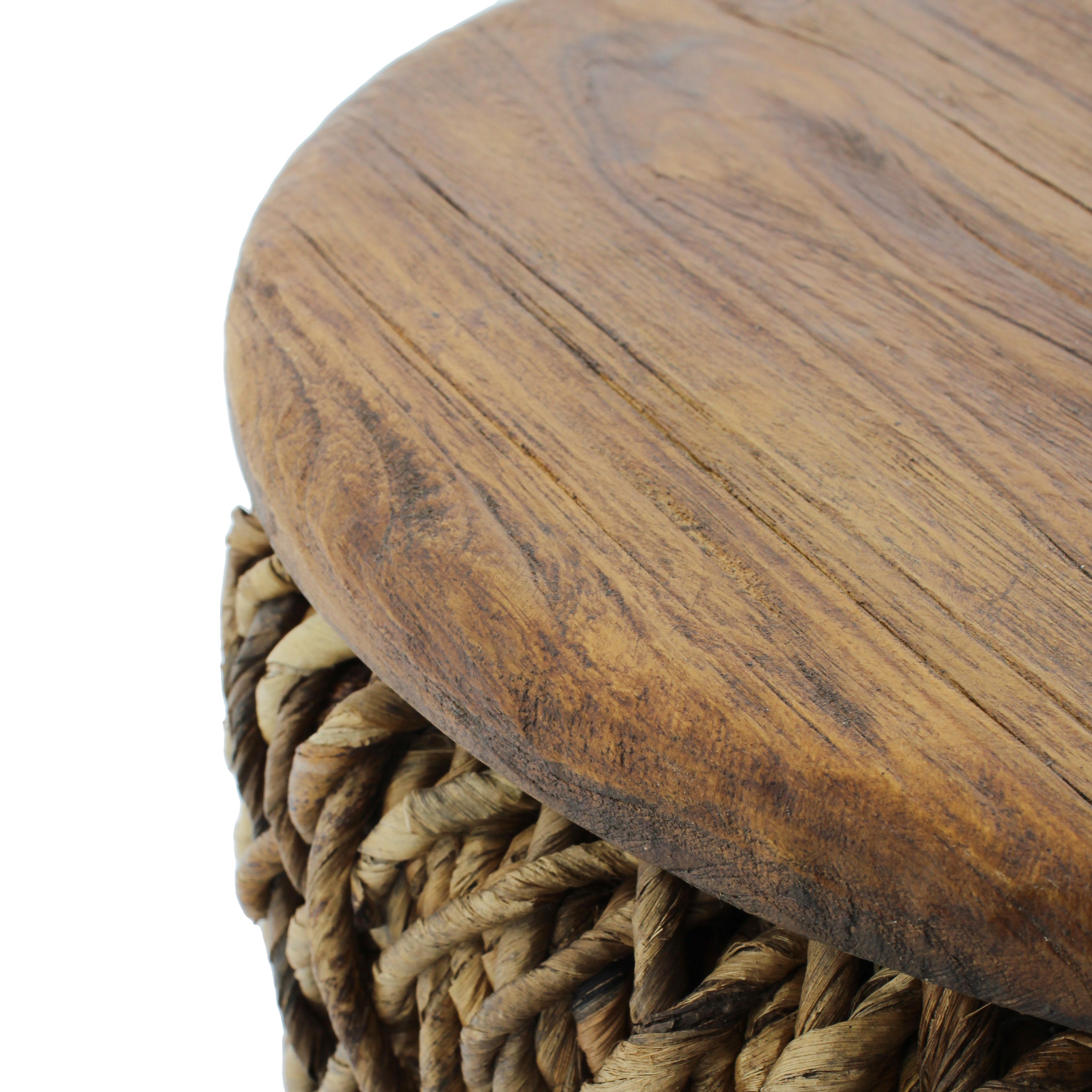 Van der Leeden Abaca Bijzettafel met Opbergruimte