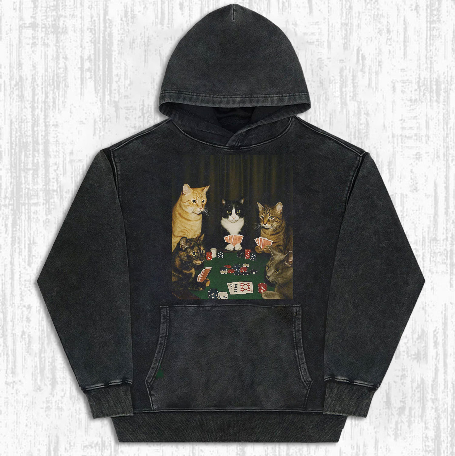 CATS' POKER NIGHT T-SHIRT