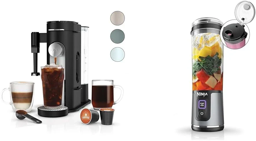 Ninja Coffee Maker Single Cup Brews with pods and grounds K-Cup compatible 4 brewing methods