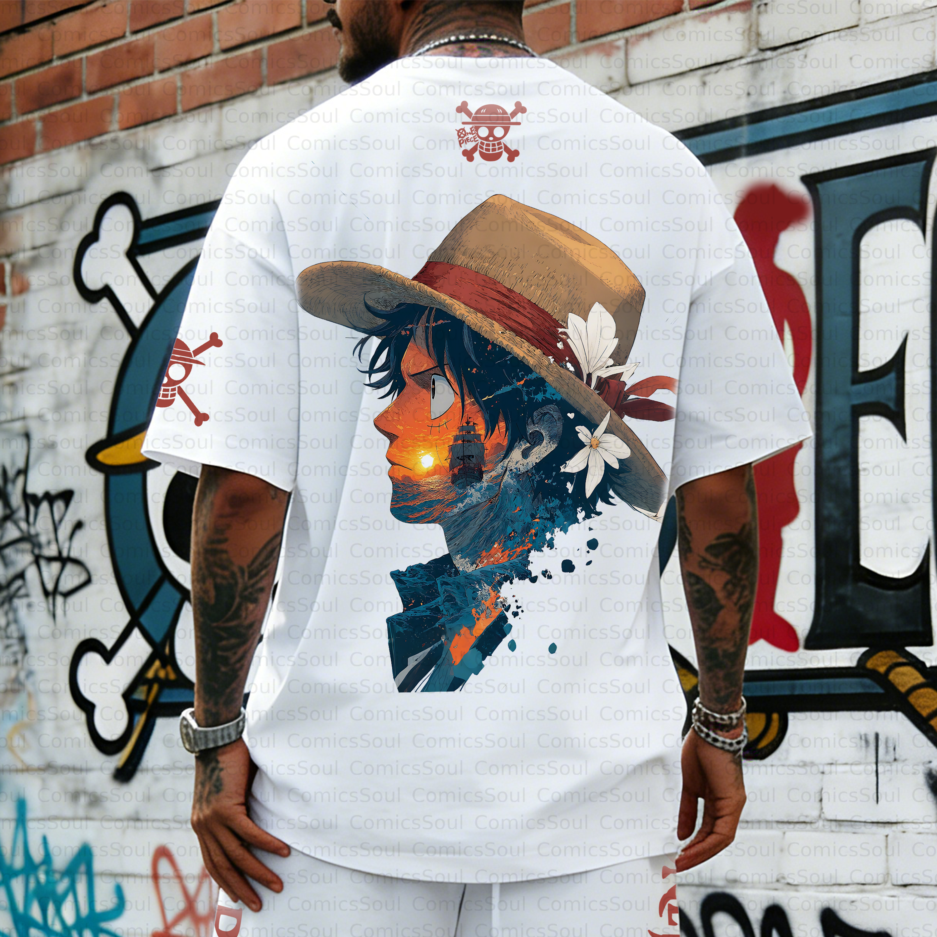 Unisex Anime Inspired Vintage T-Shirt