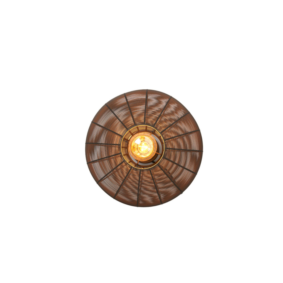 Light & Living - Bahoto plafondlamp Ø40 cm - mat donkerbruin