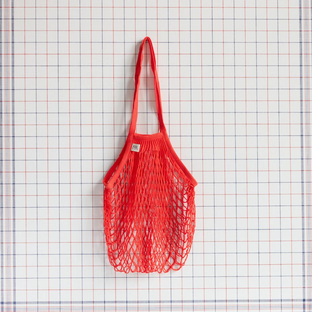 Filet à provisions - Rouge Anémone