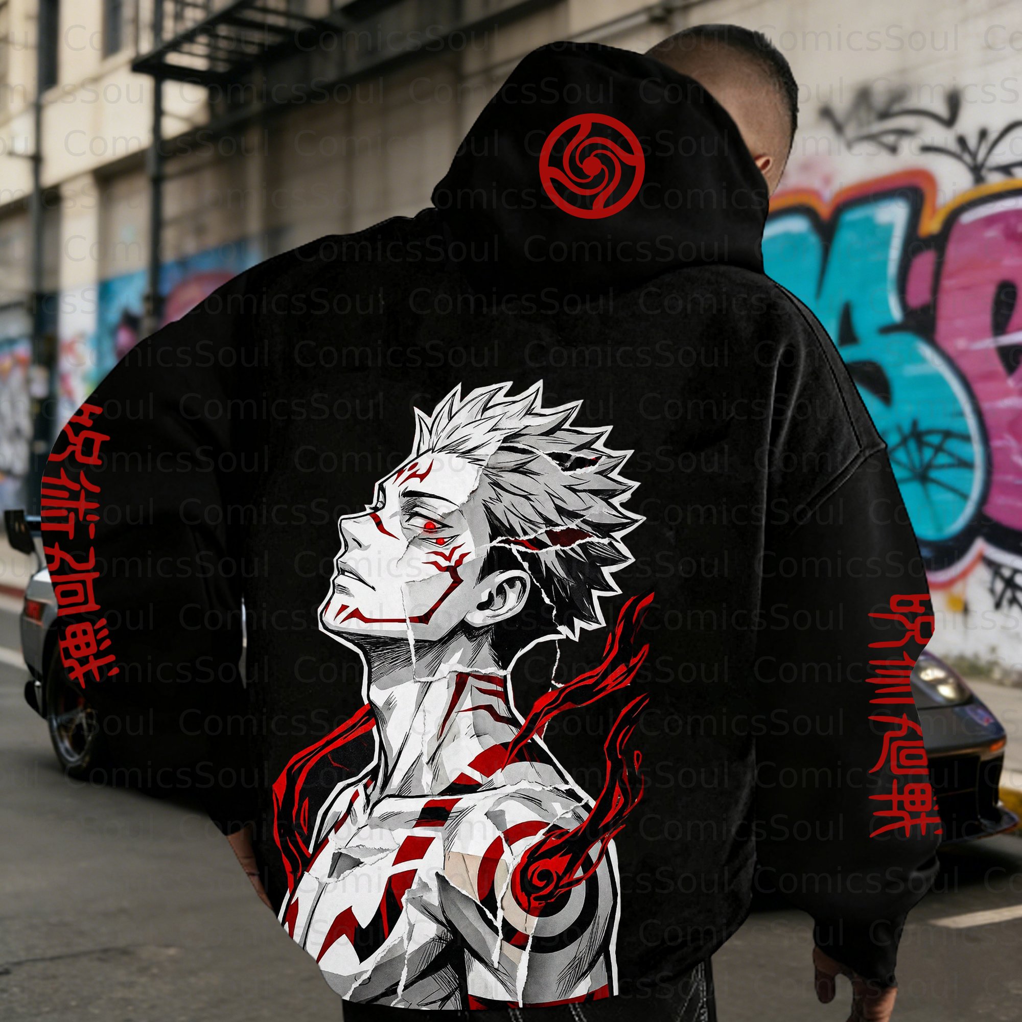 Unisex Graphic Streetwear Vintage Plush  Hoodie