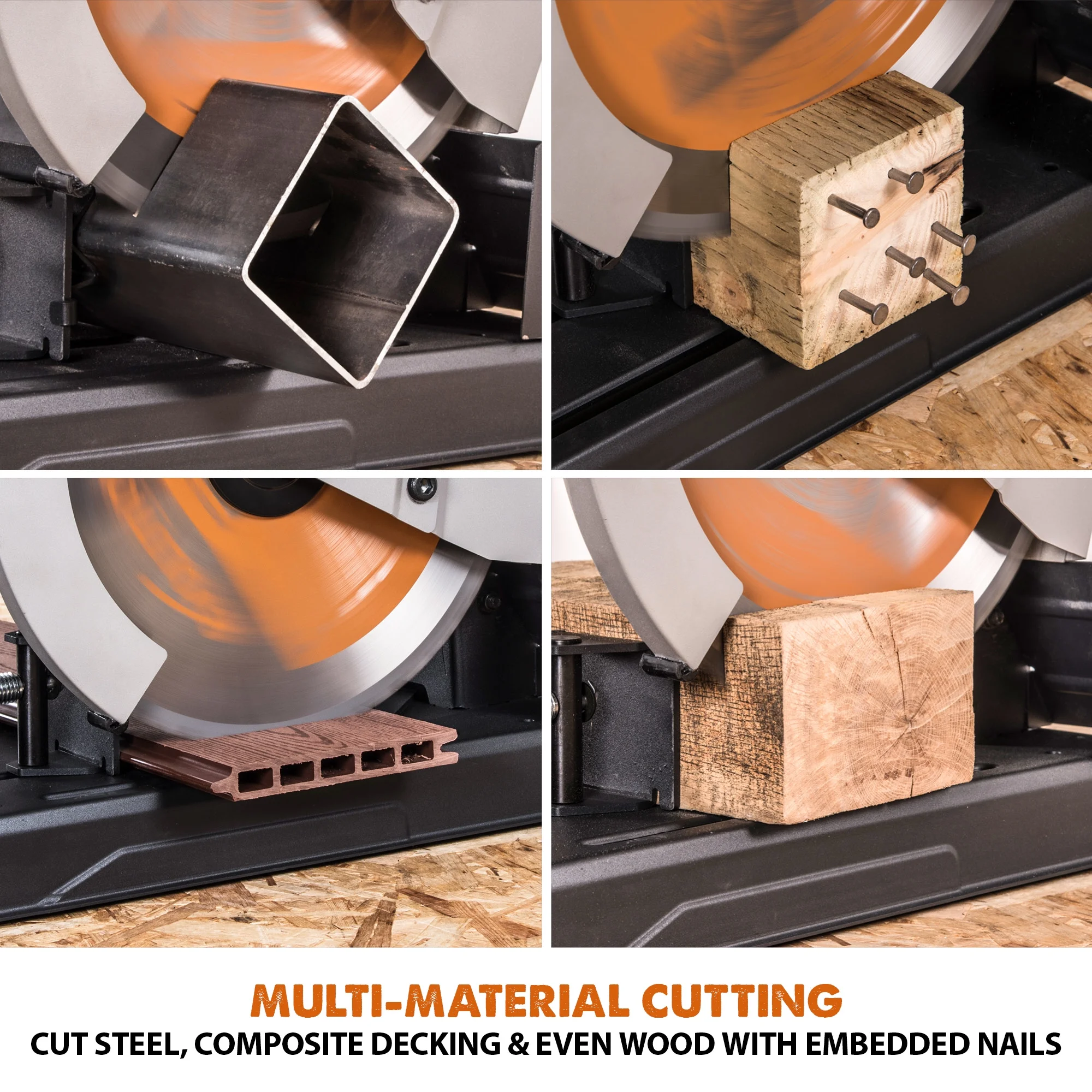 Evolution Power Tools 14 inch, 15 Amp, Multi-Material Chop Saw, R355CPS - Image 3