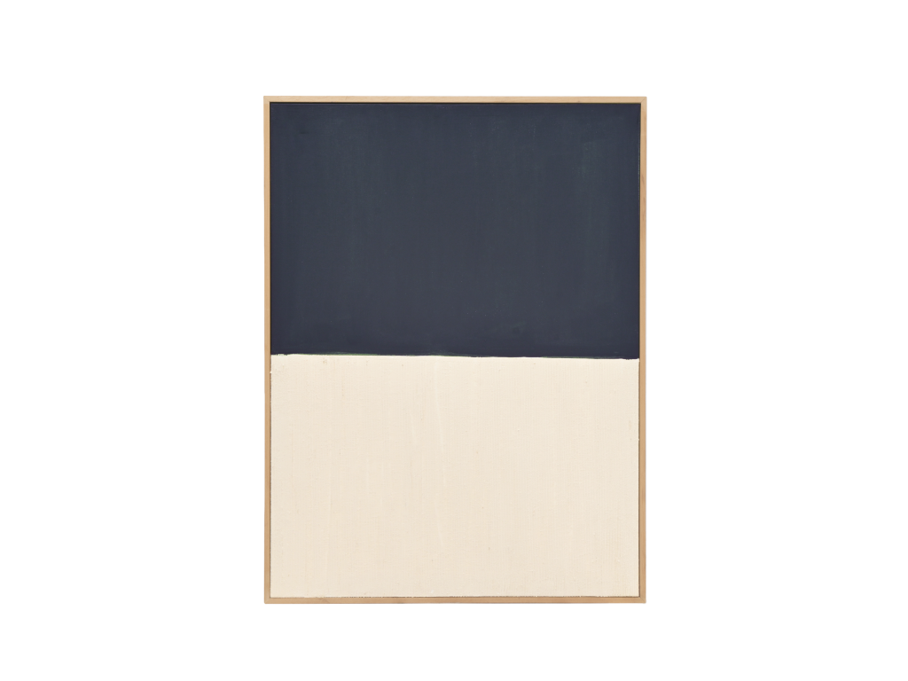 Cuadro decorativo sobre lienzo de algodón con marco de madera marrón claro pintado artesanalmente con pintura al oleo de 60x80cm - MARINA - Hogarlujo