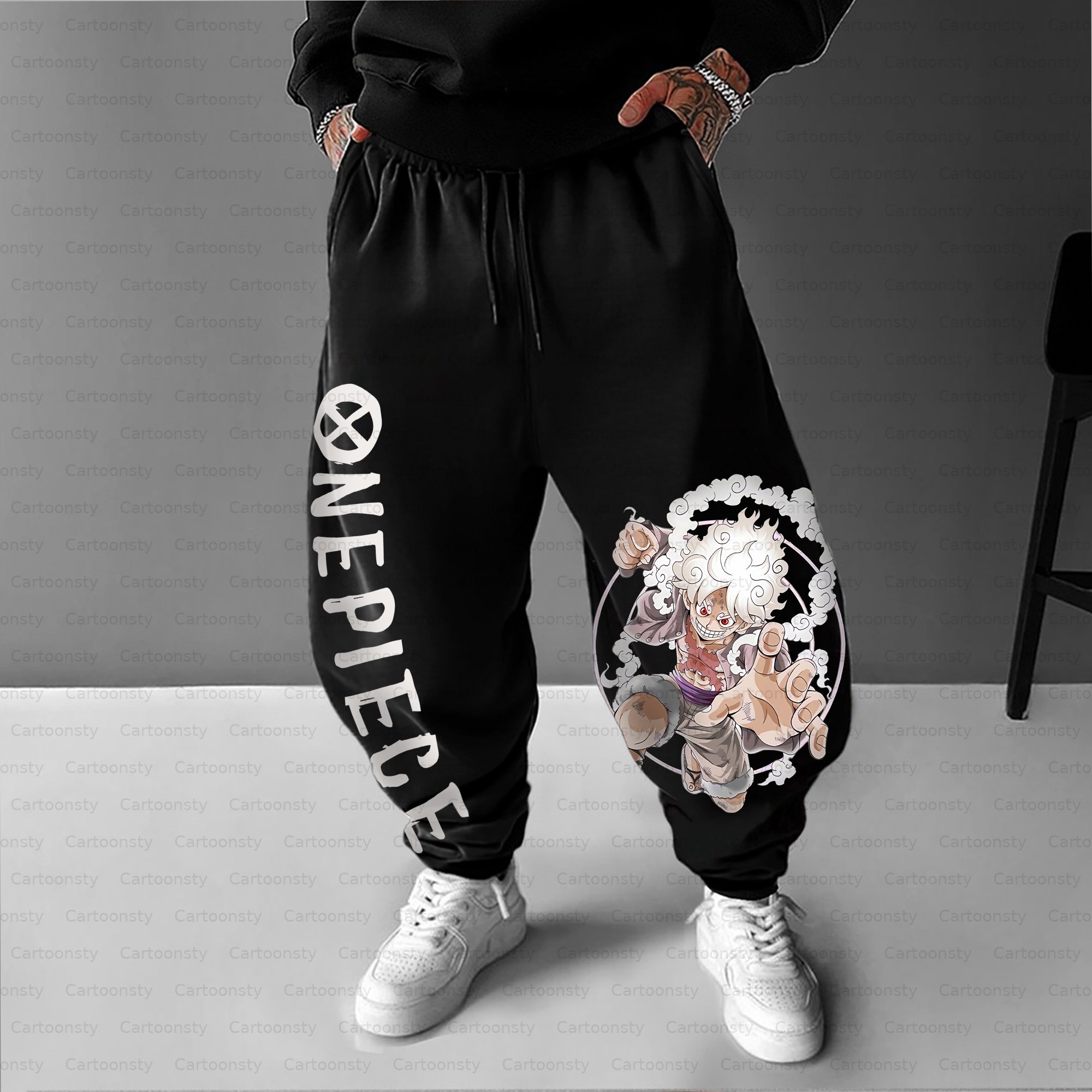 Unisex Anime Inspired Vintage Pants