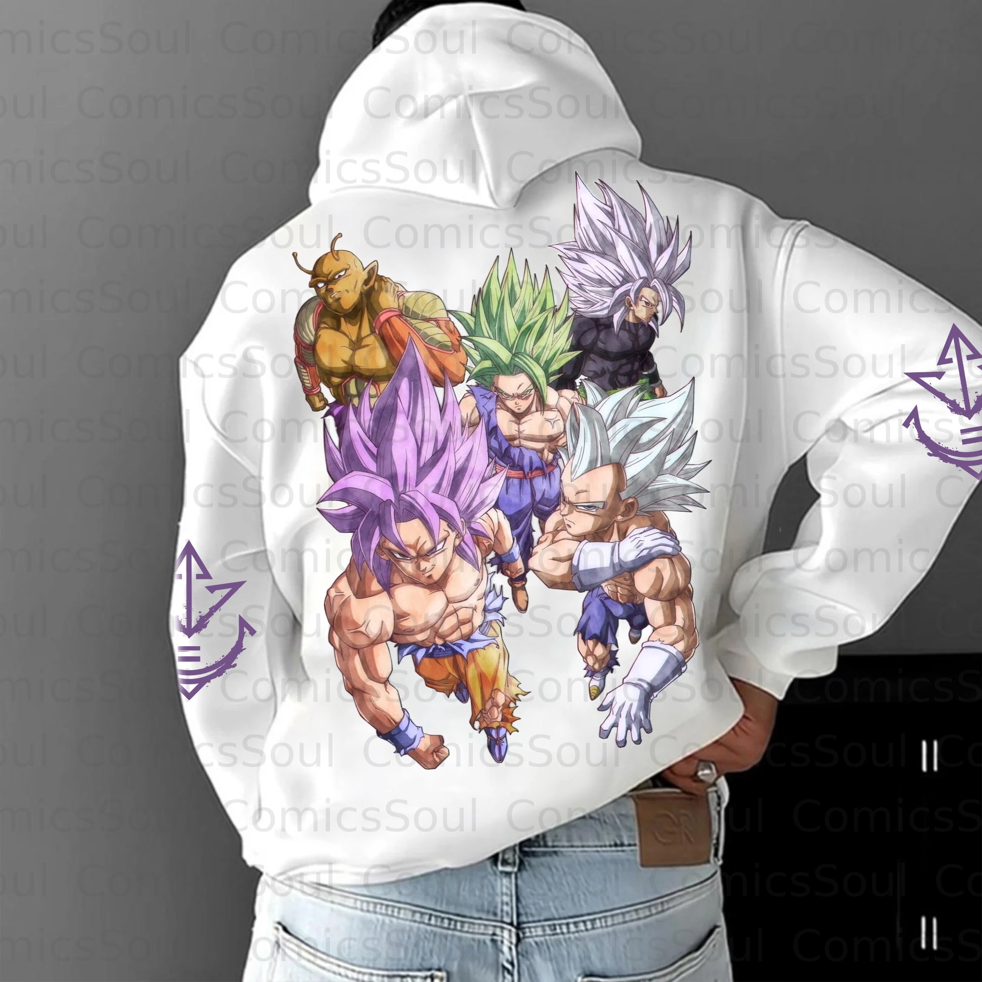 Unisex Anime Graphic Streetwear Vintage Plush Hoodie