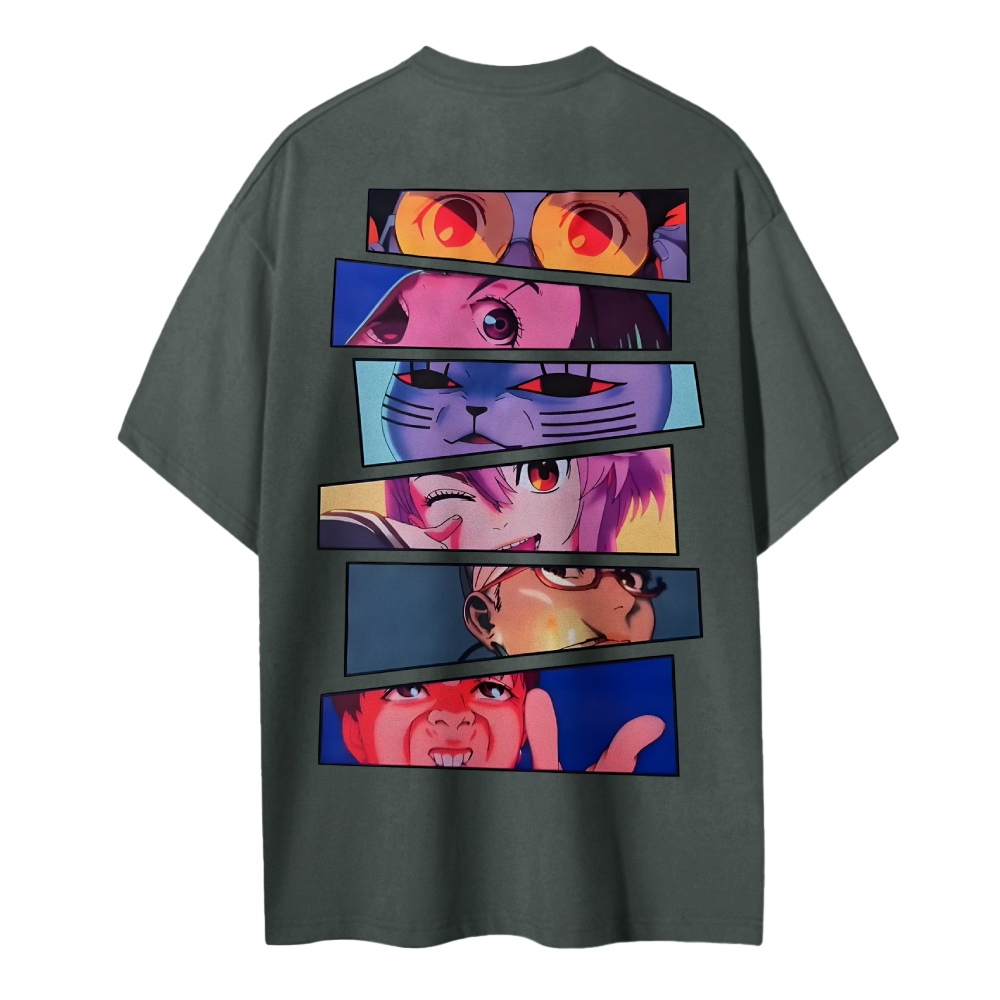 DANDADAN Cotton Unisex Round Neck Anime T-shirt TeeThreads Sustain the Scene with Custom Apparel