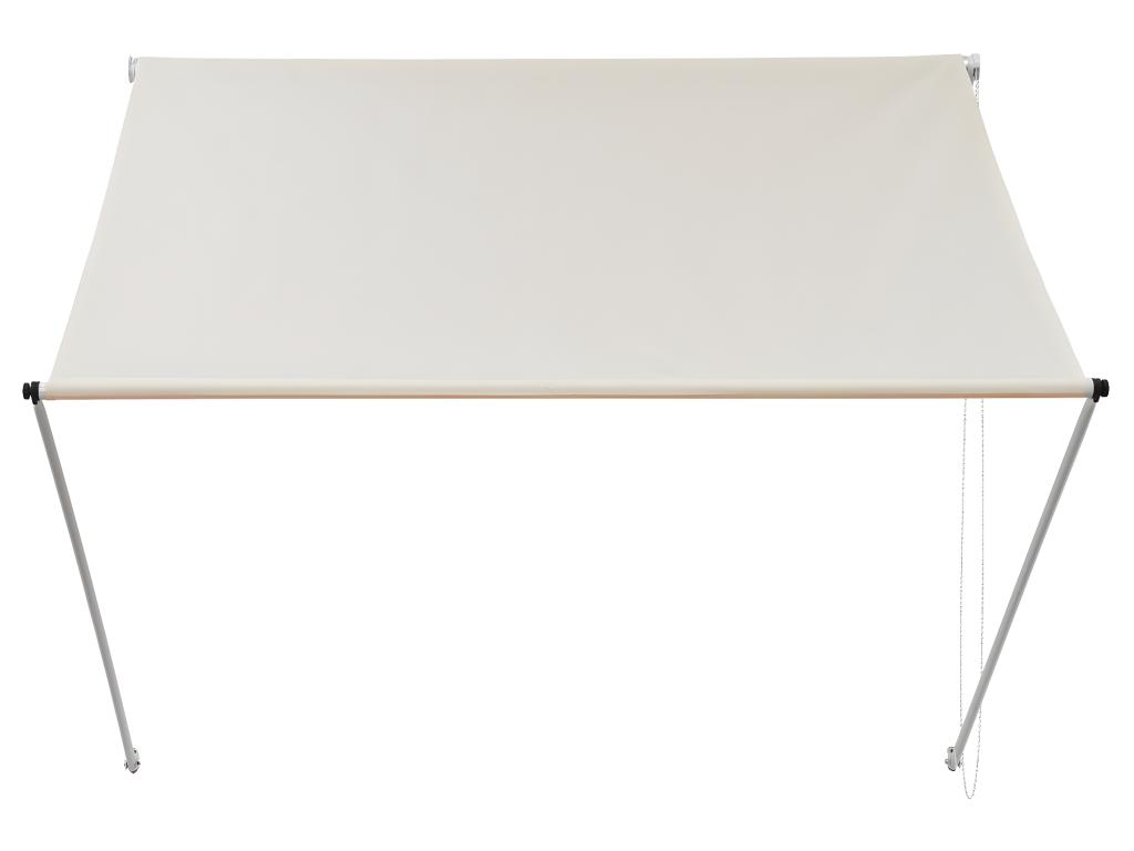 Toldo ventana parasol balcón jardín beige 4,0 x 1,2 m Mubdelu