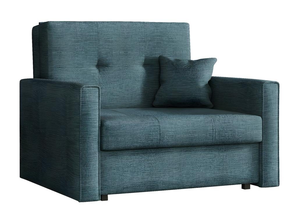 Sillón Cozetiq 104 - Turquesa - 85x103x98cm - Tapiz - Patas Metal - Muebles ya montados
