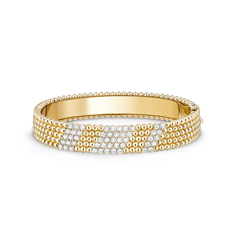 Replicate Perlée diamonds bracelet, 5 rows, medium model(1:1 replica) - Original Replica Club