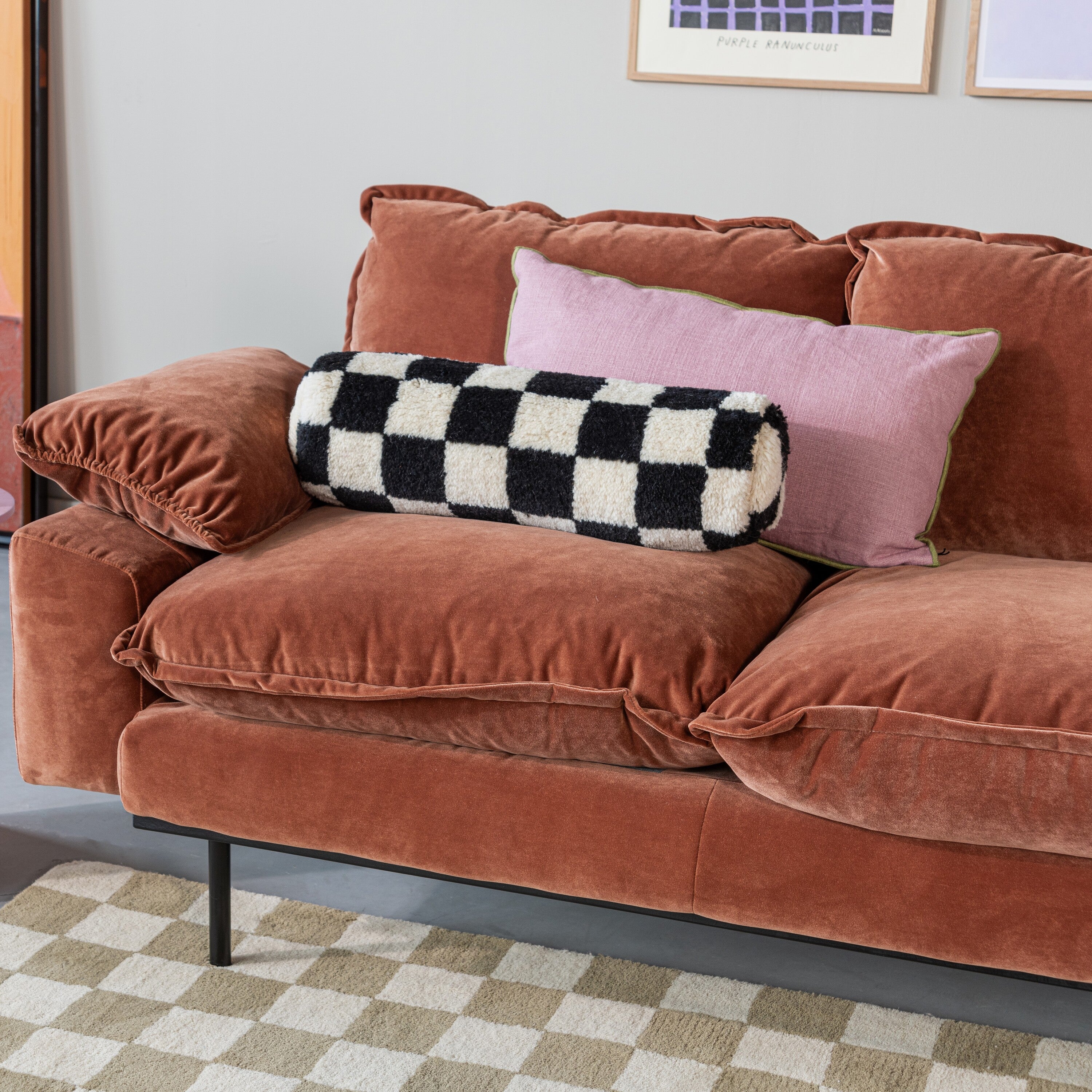 HKliving Statement Sierkussen Ø 13 x 50 cm