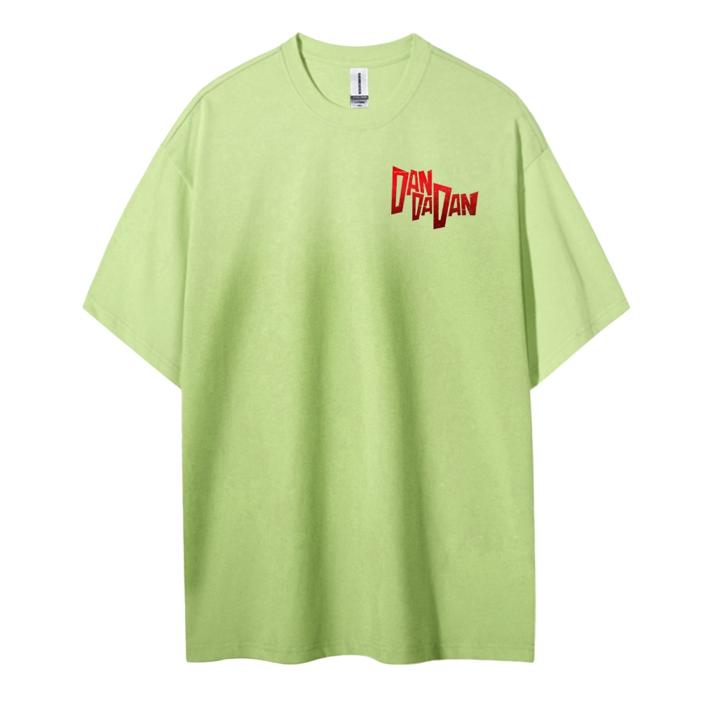 DANDADAN Cotton Unisex Round Neck Anime T-shirt TeeThreads Sustain the Scene with Custom Apparel