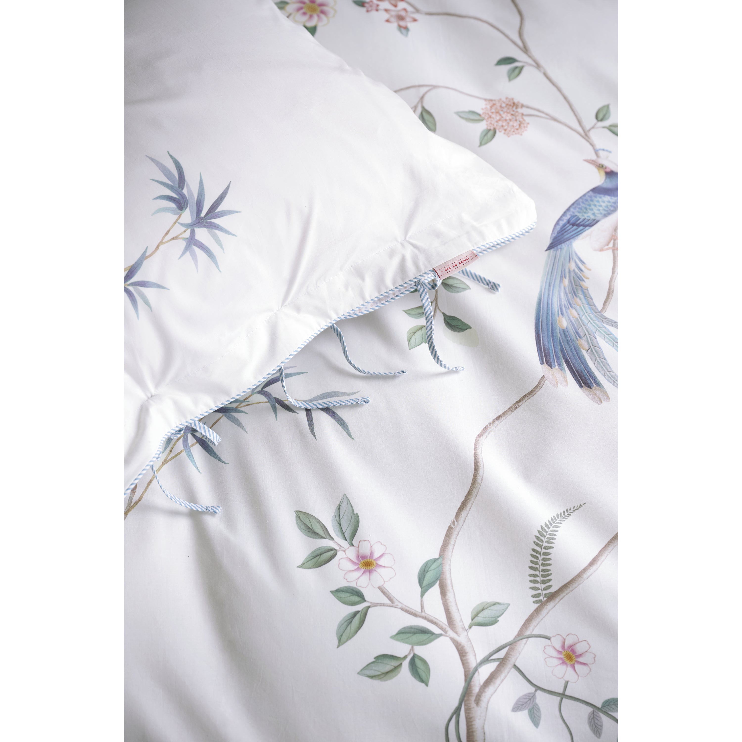 Pip Studio Bamboo Blossom Dekbedovertrek 200 x 200/220 cm - Wit