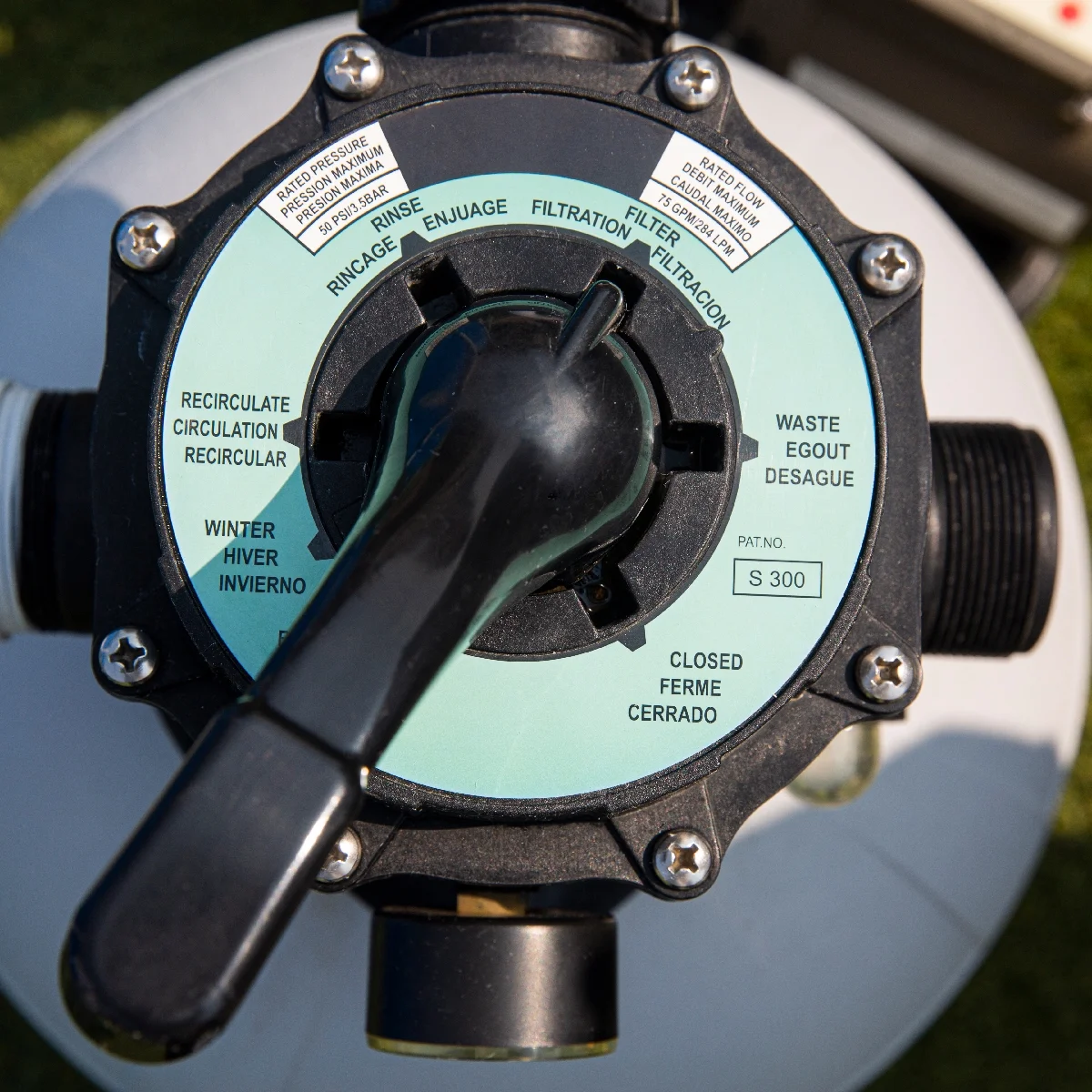 XtremepowerUS Sand Filter Pump for Above Ground Pool, 2400 GPH Pool Filter Pump, 7-Way Valve - Image 14