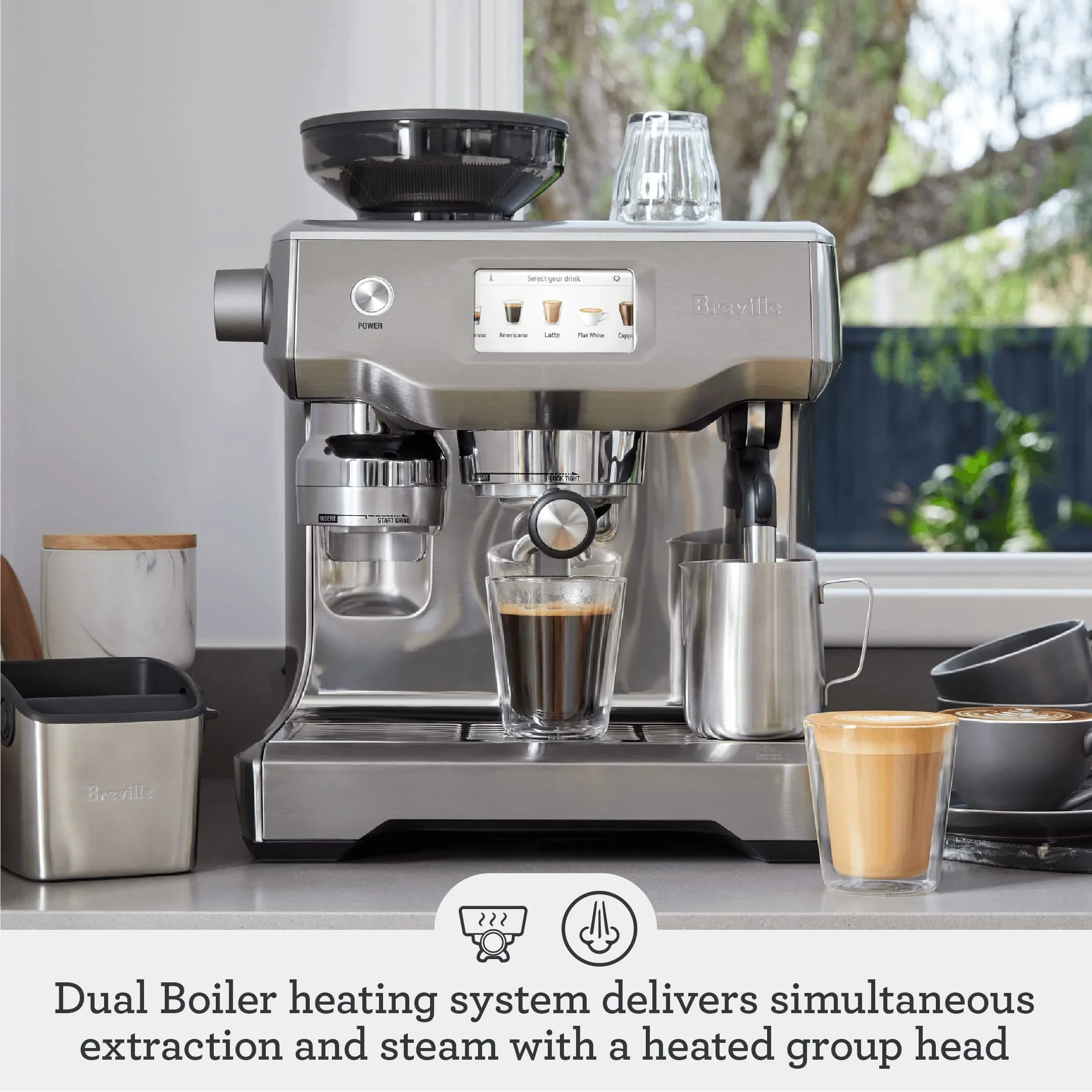 Breville Automatic Espresso Machine BES990BSSUSC