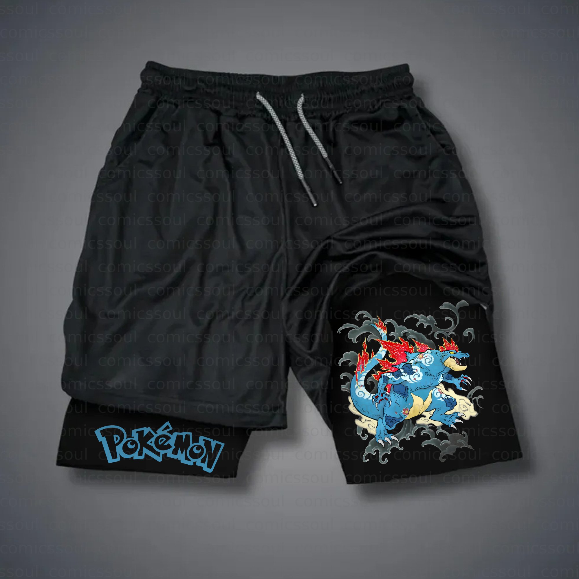 Unisex Casual Anime Streetwear Shorts