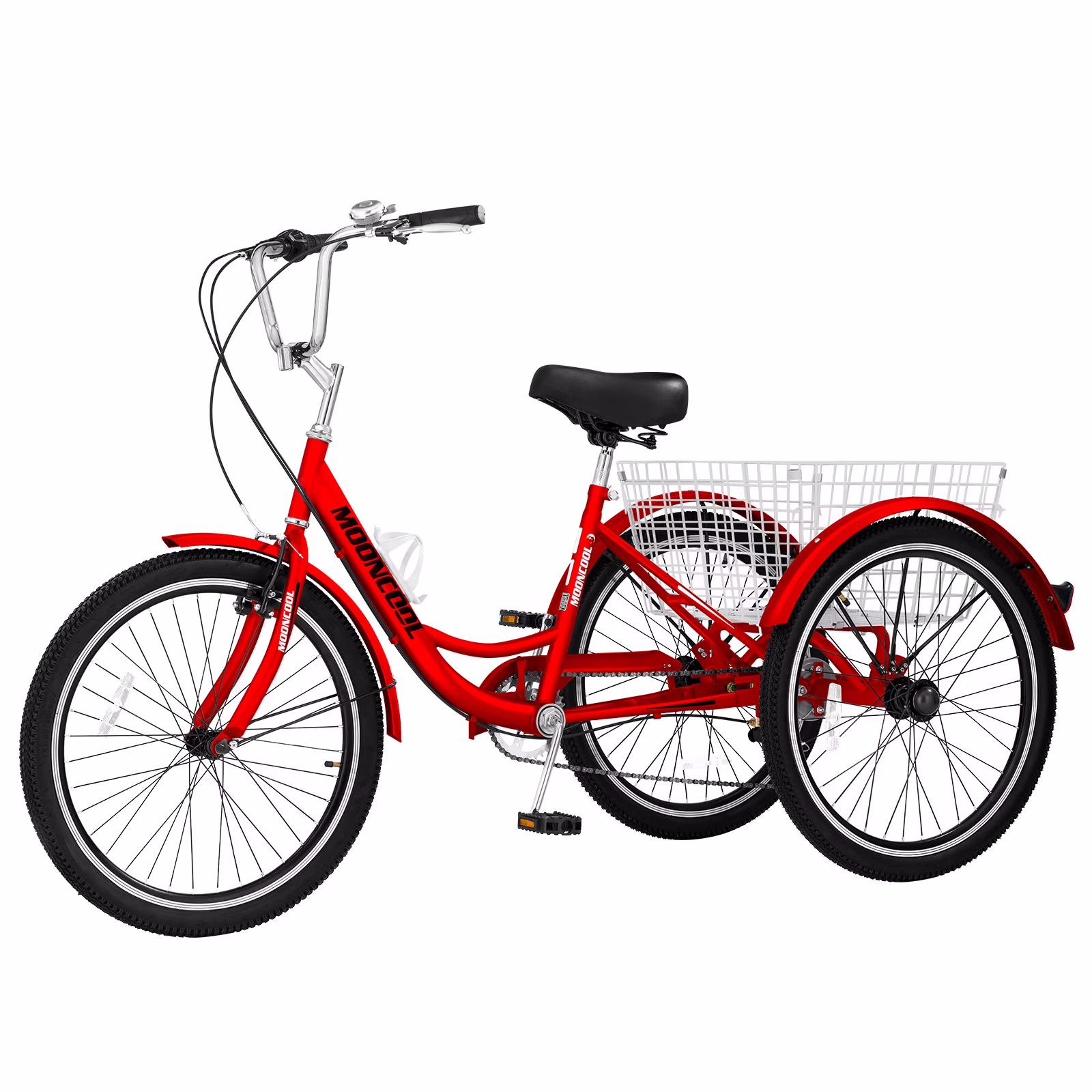 FICISOG 7 Speed Adult Tricycle for Women, 20/24/26 Inch Adult Trike with Basket, 3 Wheel Bikes for Adults Seniors, Cruise Trike for Shopping Picnic - Image 9
