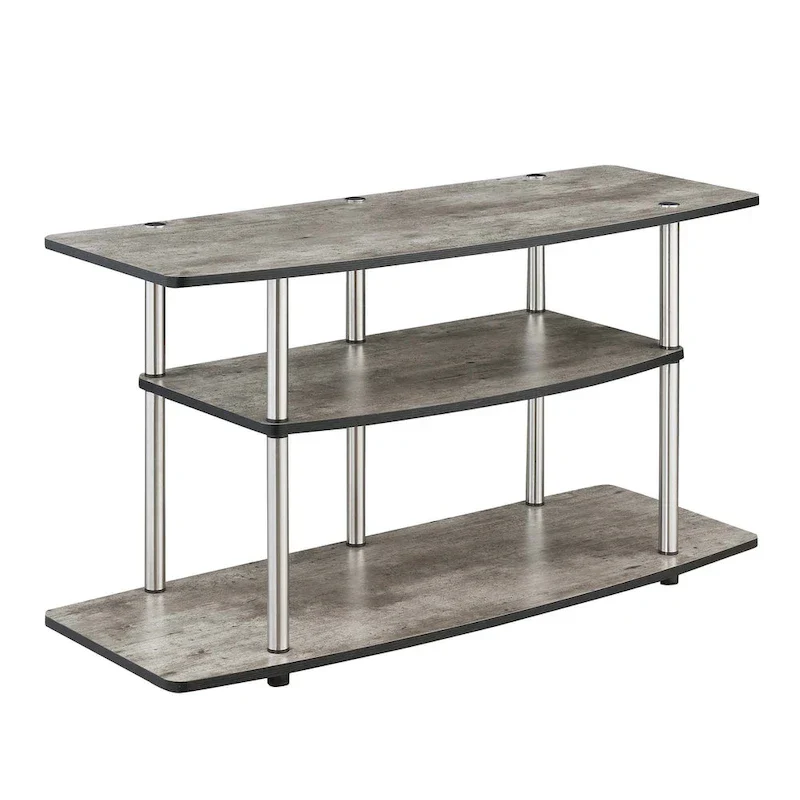 Convenience Concepts Designs2Go Tool-Free 3-Tier Wide TV Stand
