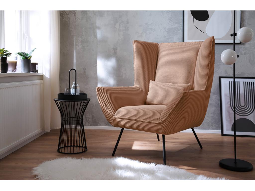 Sillón- marrón pana- IVA