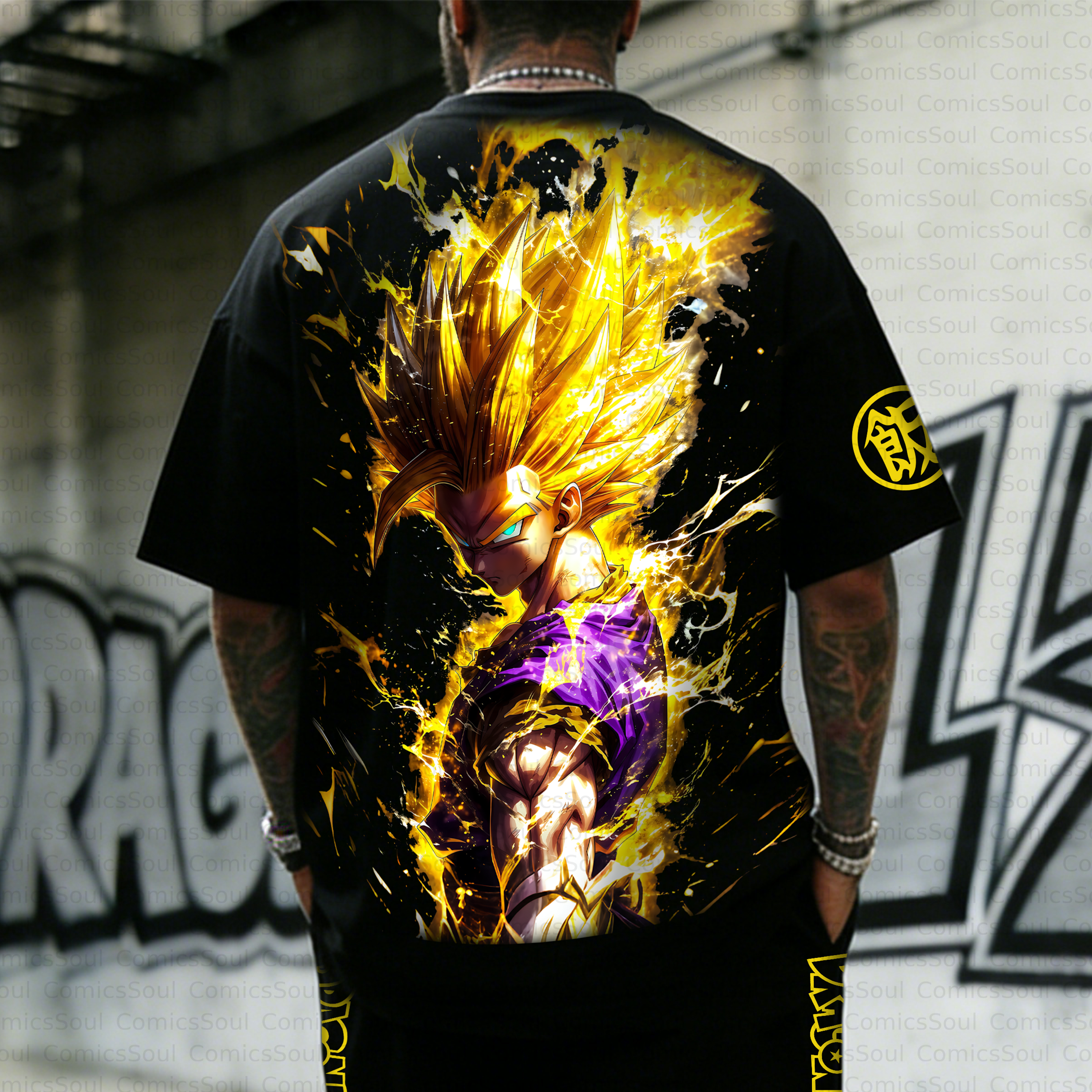 Unisex Anime Inspired Vintage T-Shirt