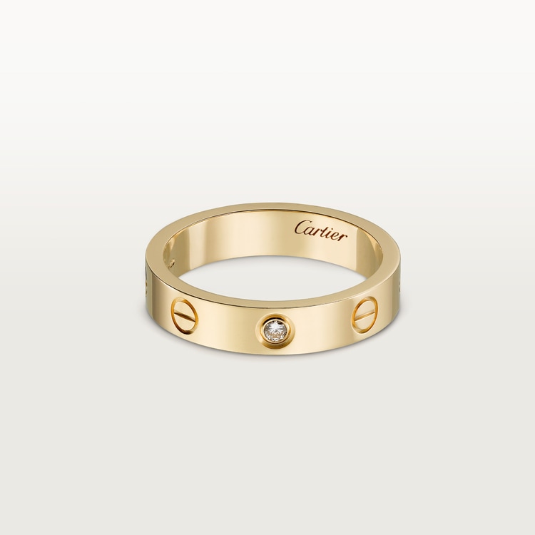 Replicate LOVE ring, small model, 1 diamond(1:1 replica) - Original Replica Club