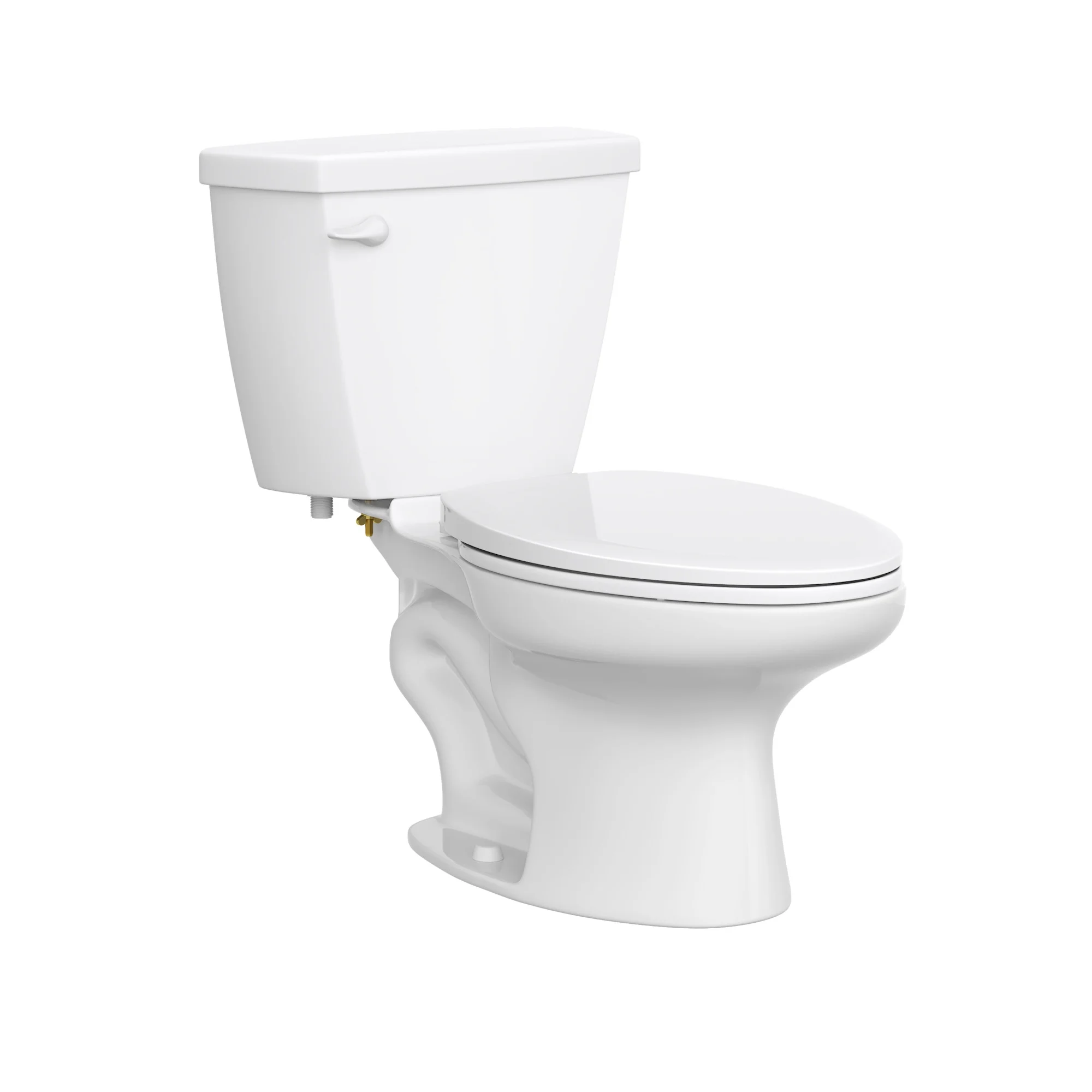 Proflo Pfct301he Complete 1.28 Gpf Two Piece Elongated Toilet - White