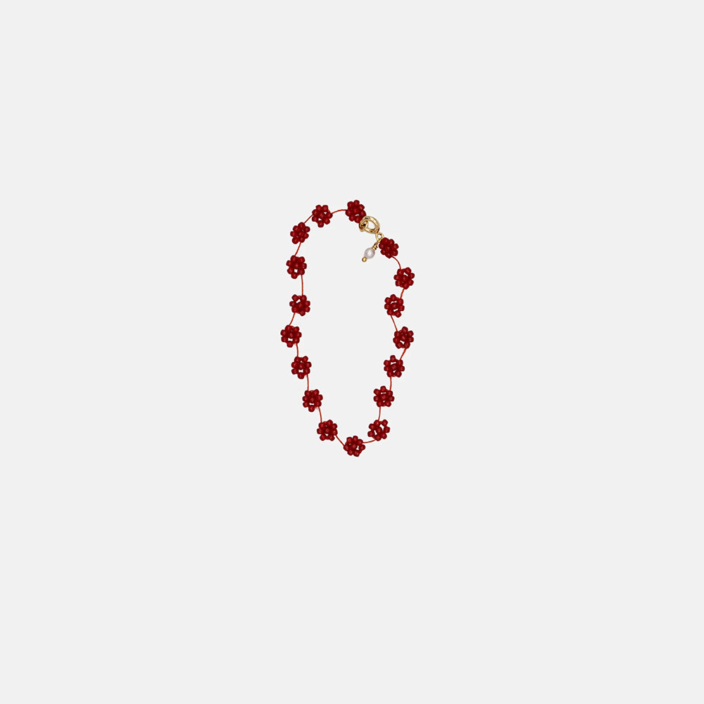 Labro - Bracelet Fiori - Rouge Poivre