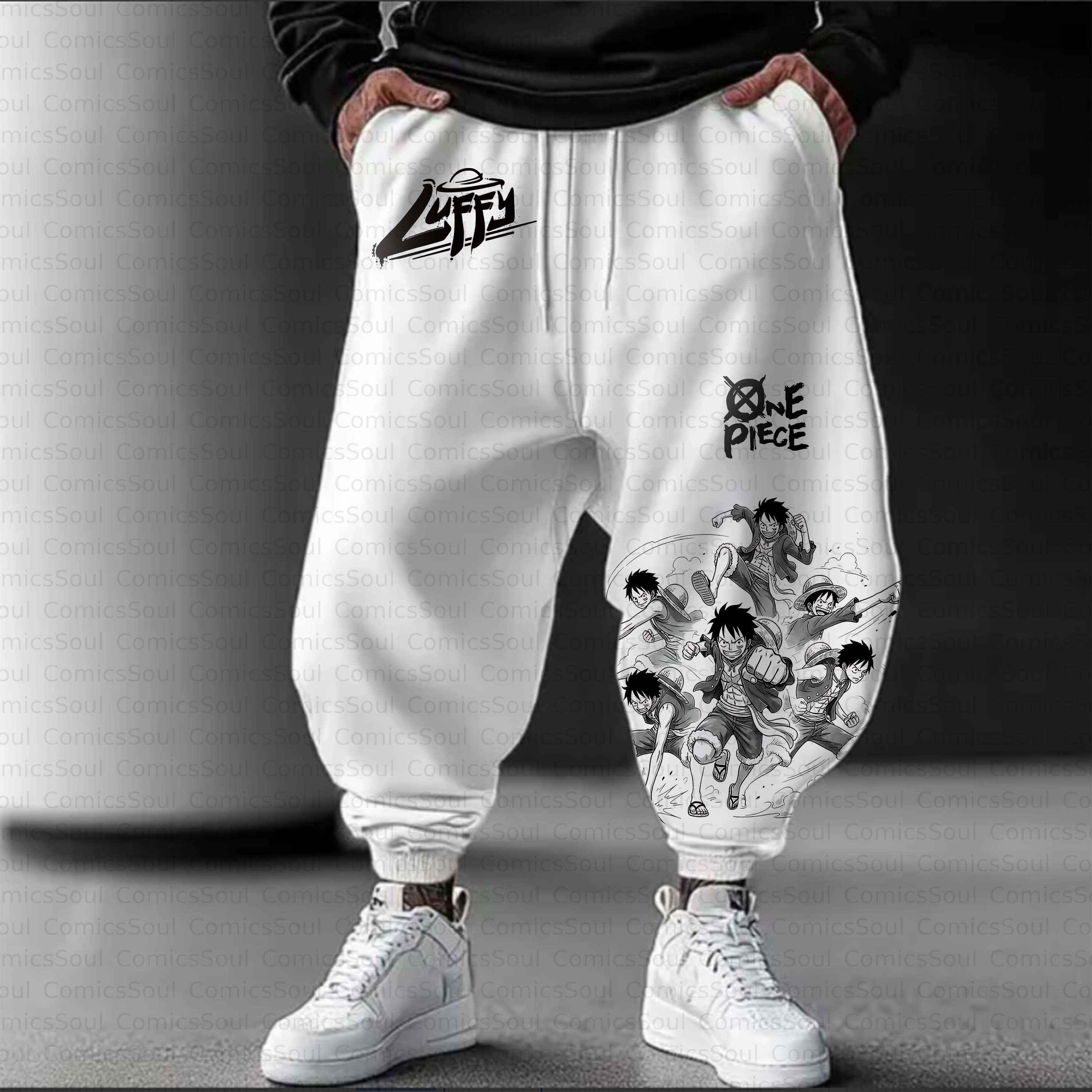 Unisex Casual Anime Streetwear Pant