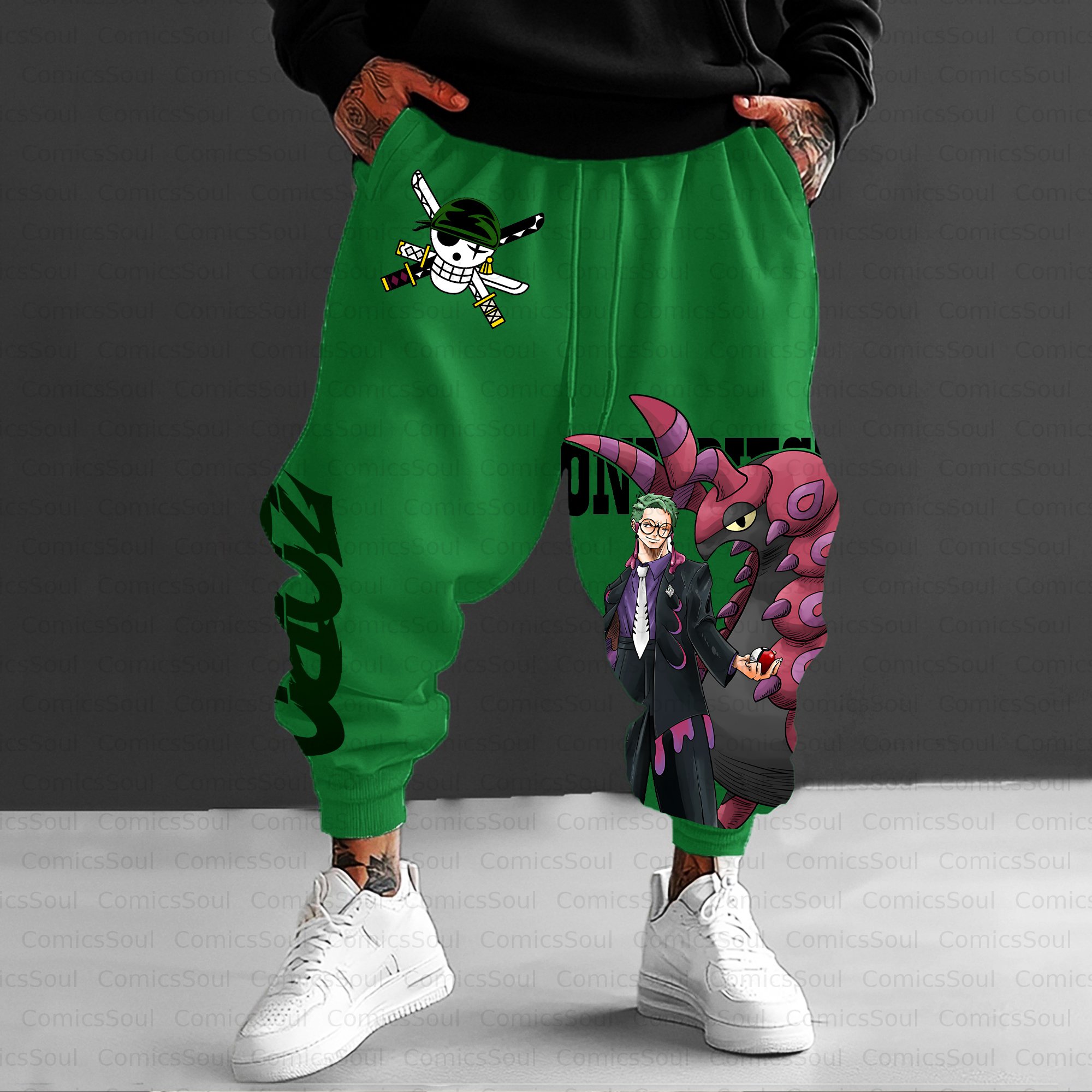 Unisex Casual Anime Streetwear Pant