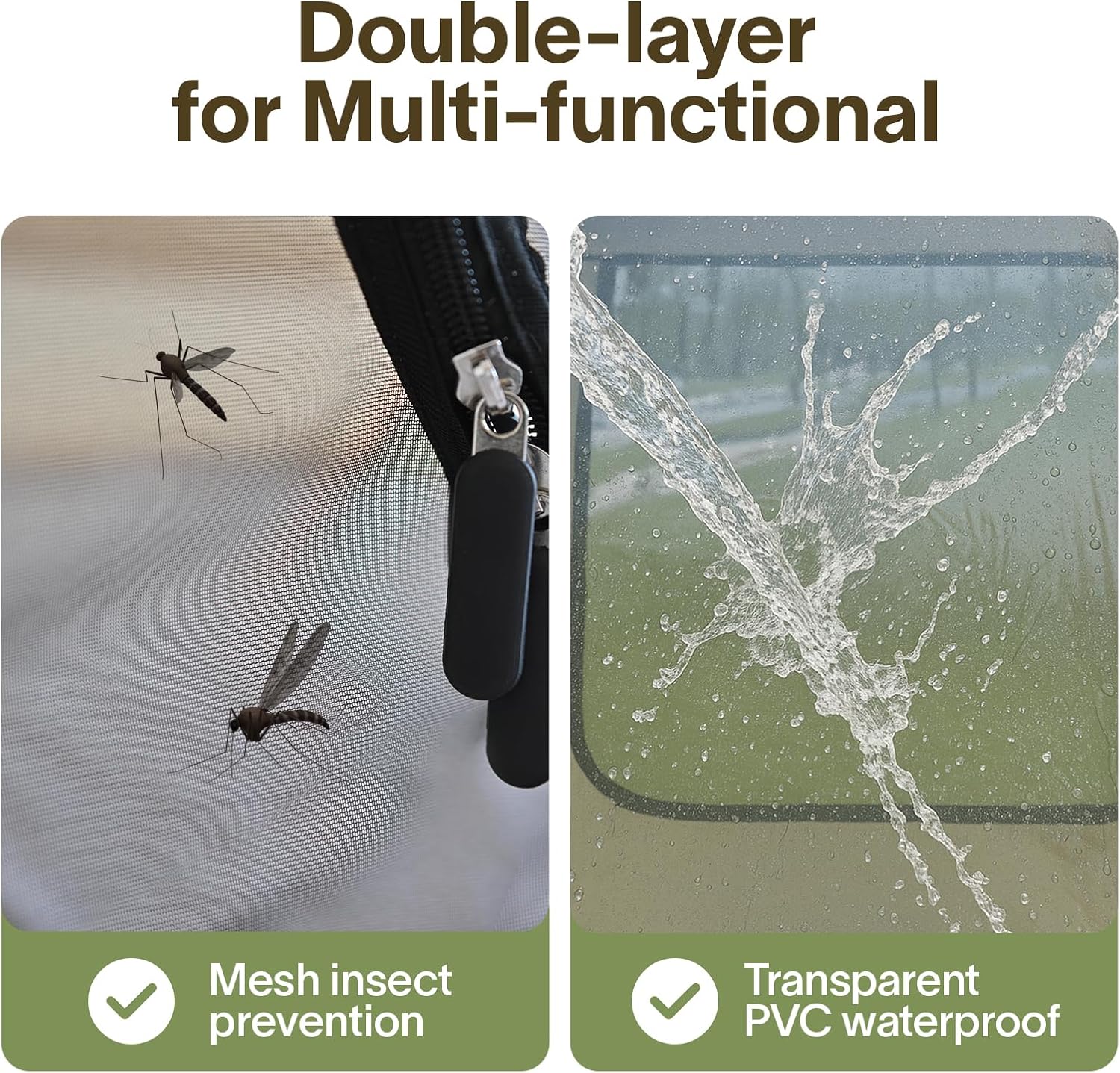 Screen gazebo sleeps 6-10-15 people Igloo-style canopy tent mosquito net on the sides Perfect