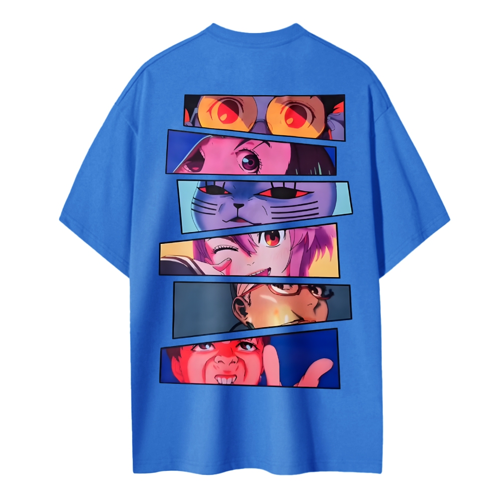 DANDADAN Cotton Unisex Round Neck Anime T-shirt TeeThreads Sustain the Scene with Custom Apparel
