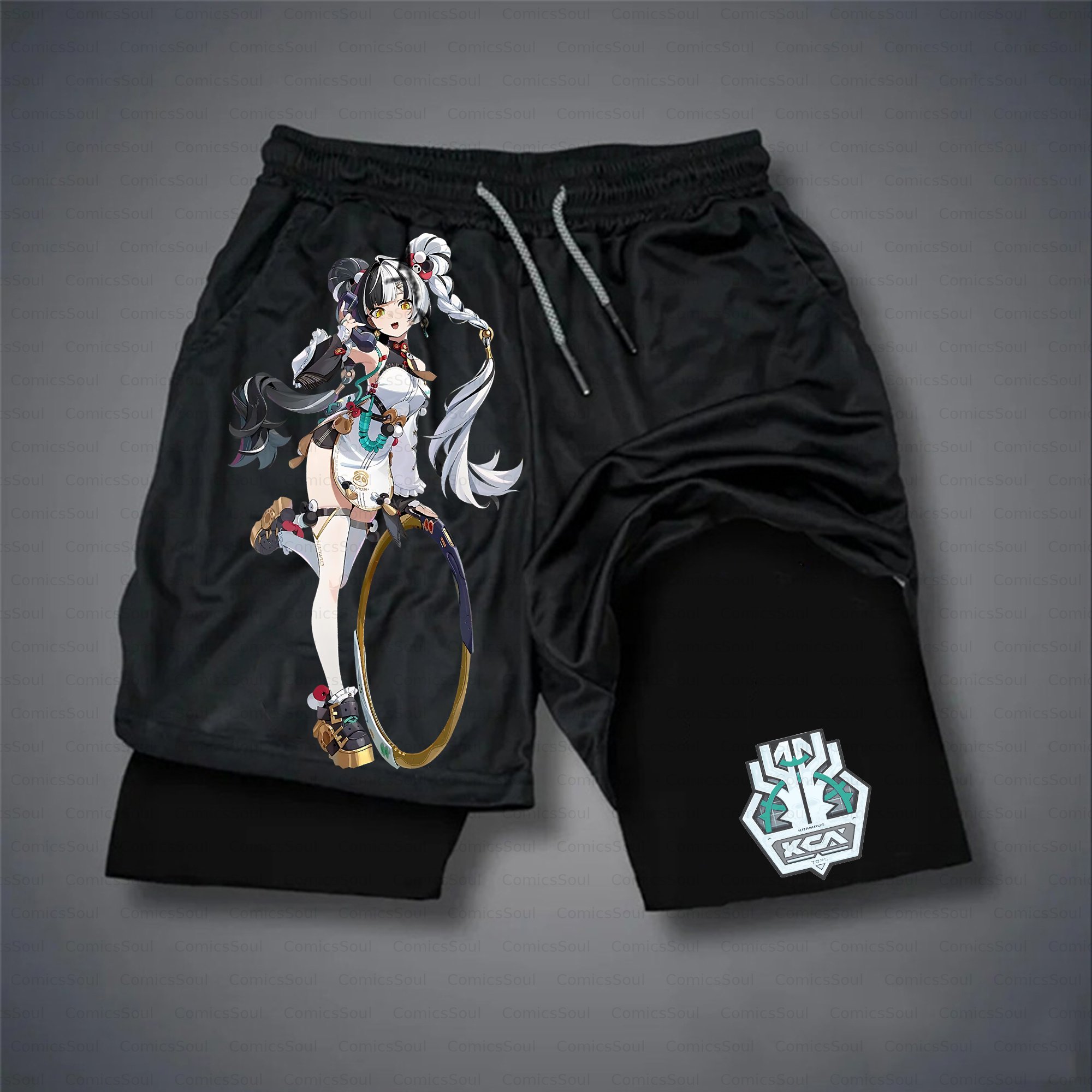 Unisex Casual Anime Streetwear Gym Shorts