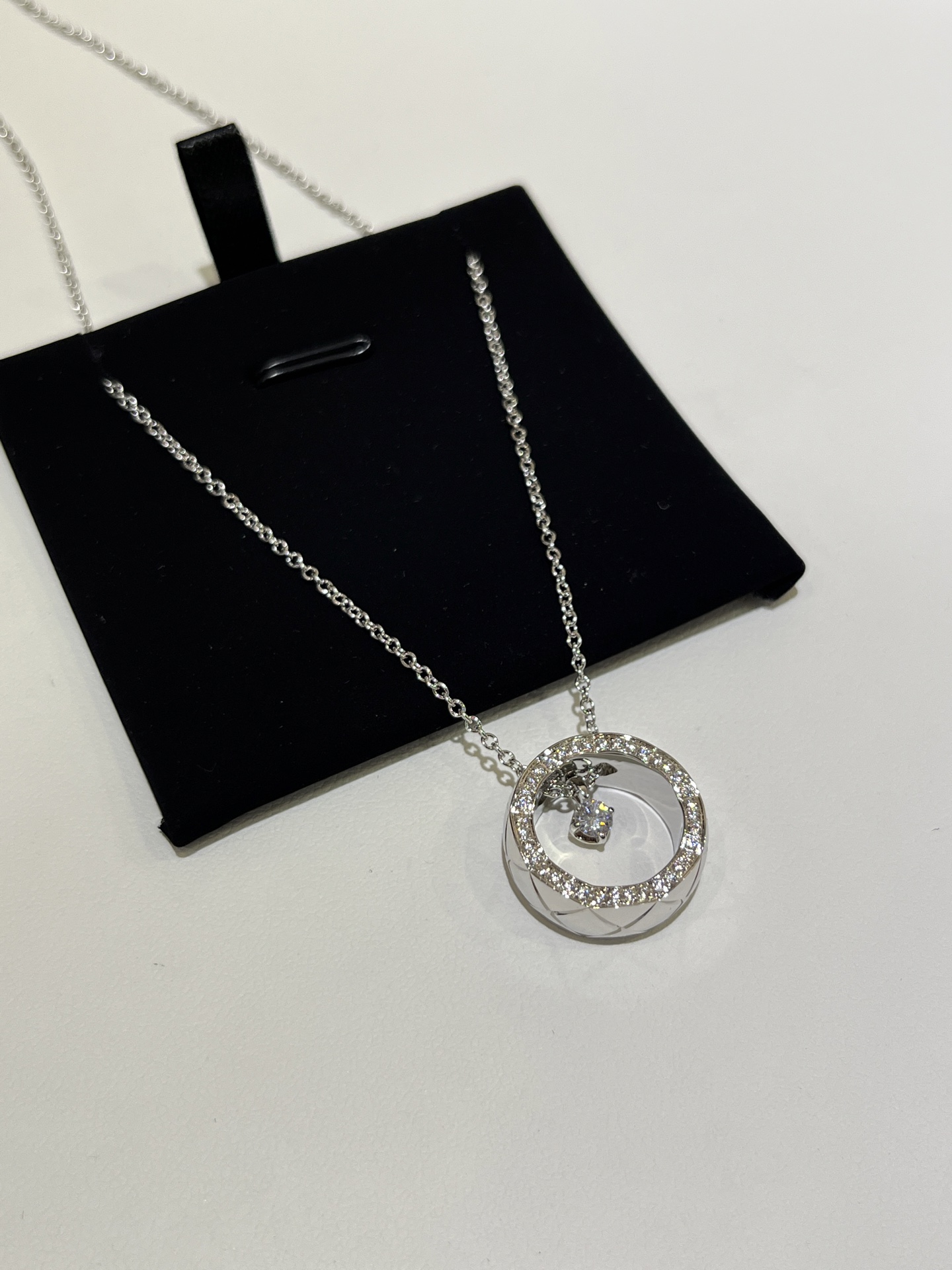 Chanel Coco Collier Necklace in Silver Color - Original Replica Club