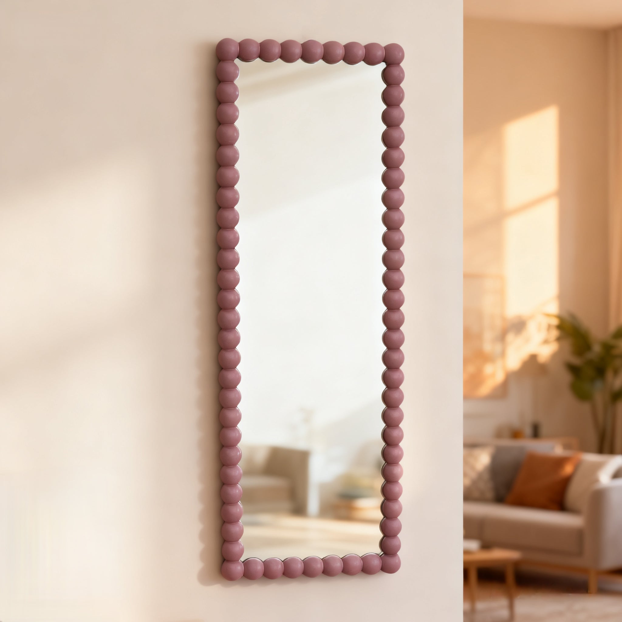 by fonQ Pompom Spiegel - Rosé