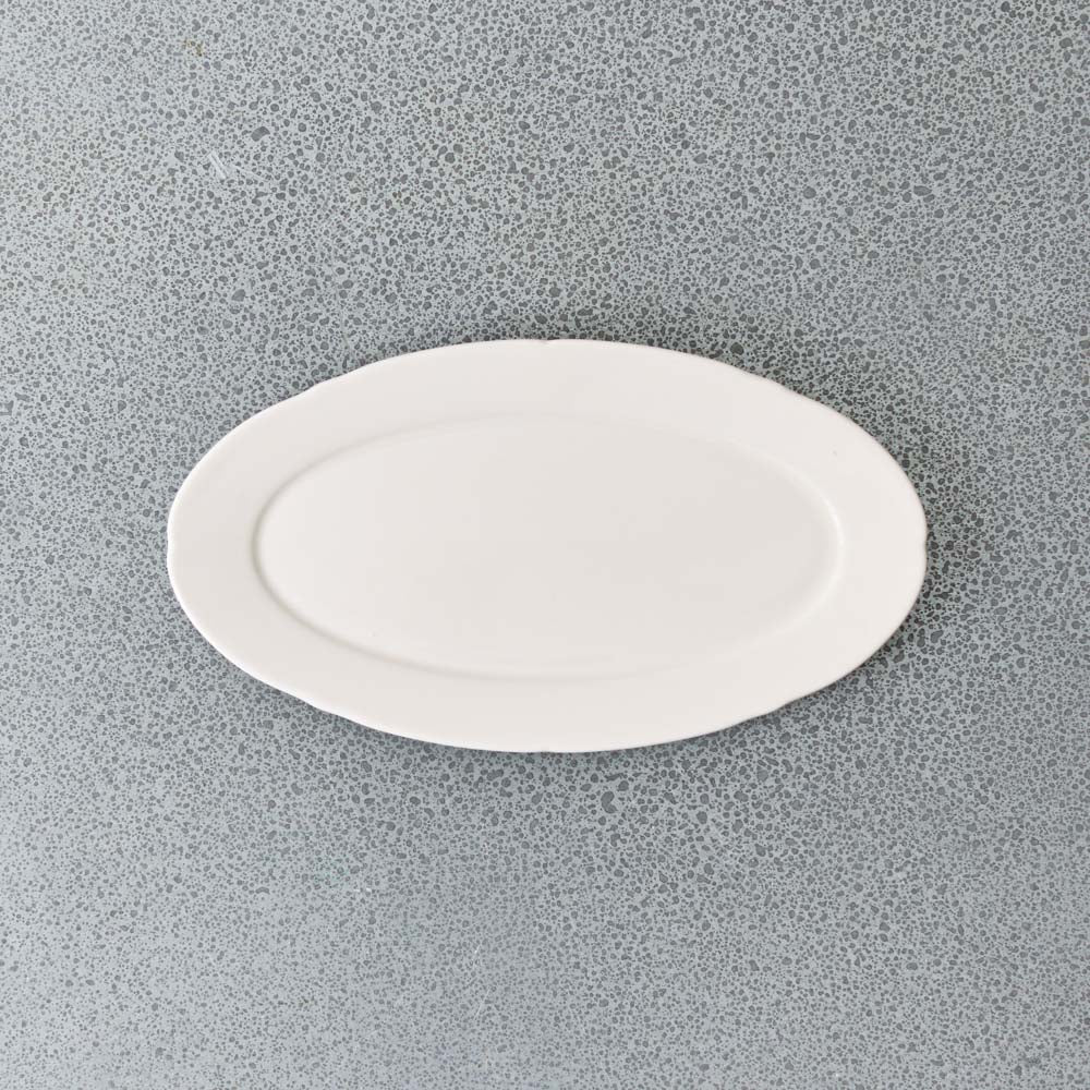 Assiette plate ovale - Silhouette