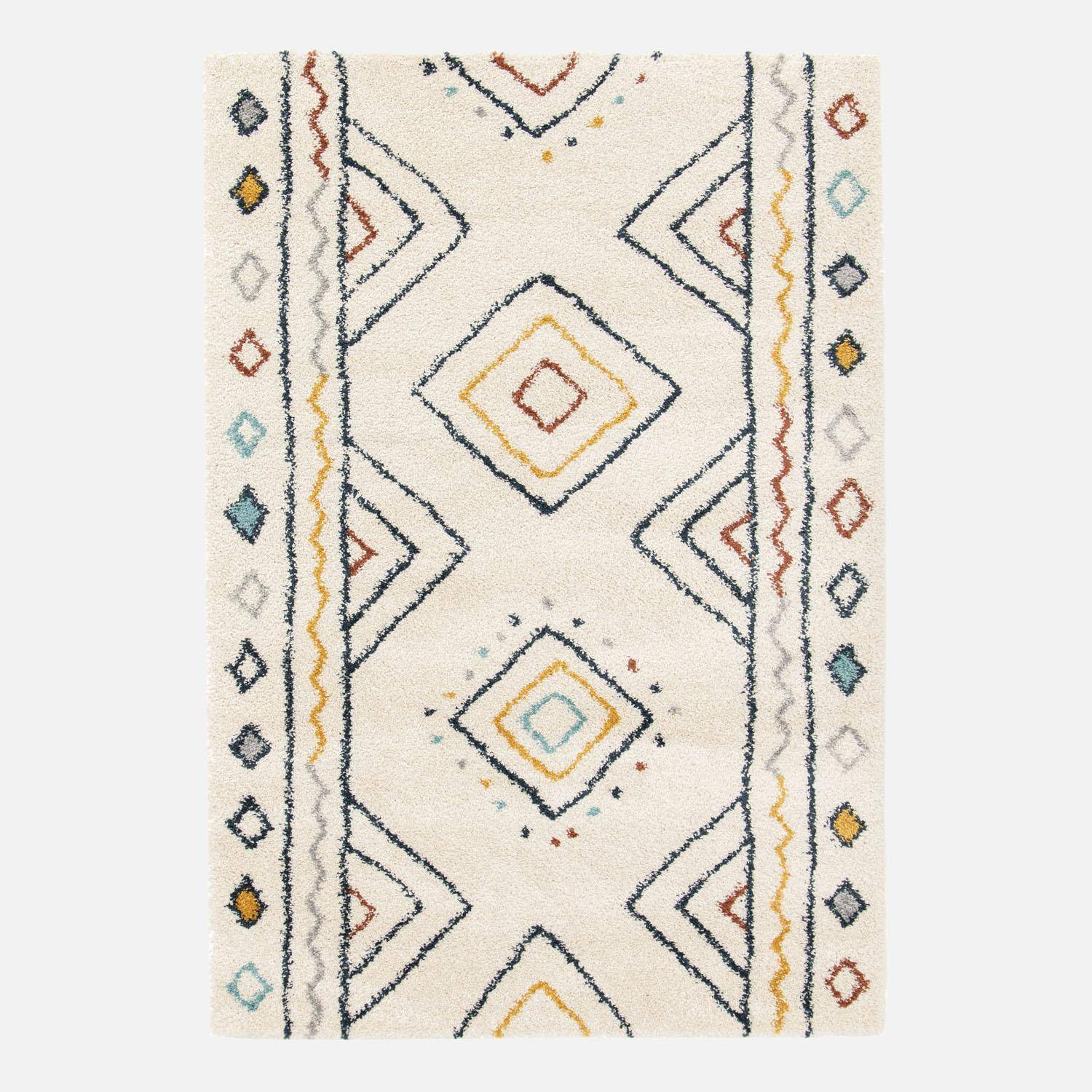 Ralph - Alfombra interior diseño bereber multicolor
