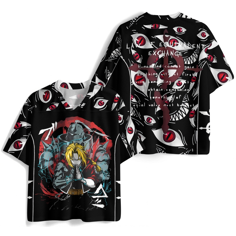 Fullmetal Alchemist Anime Football Jersey