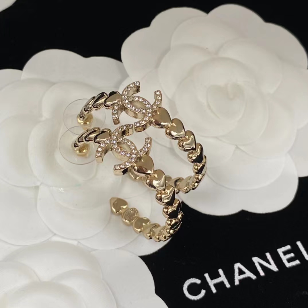 Chanel C Shape Earrings - Original Replica Club