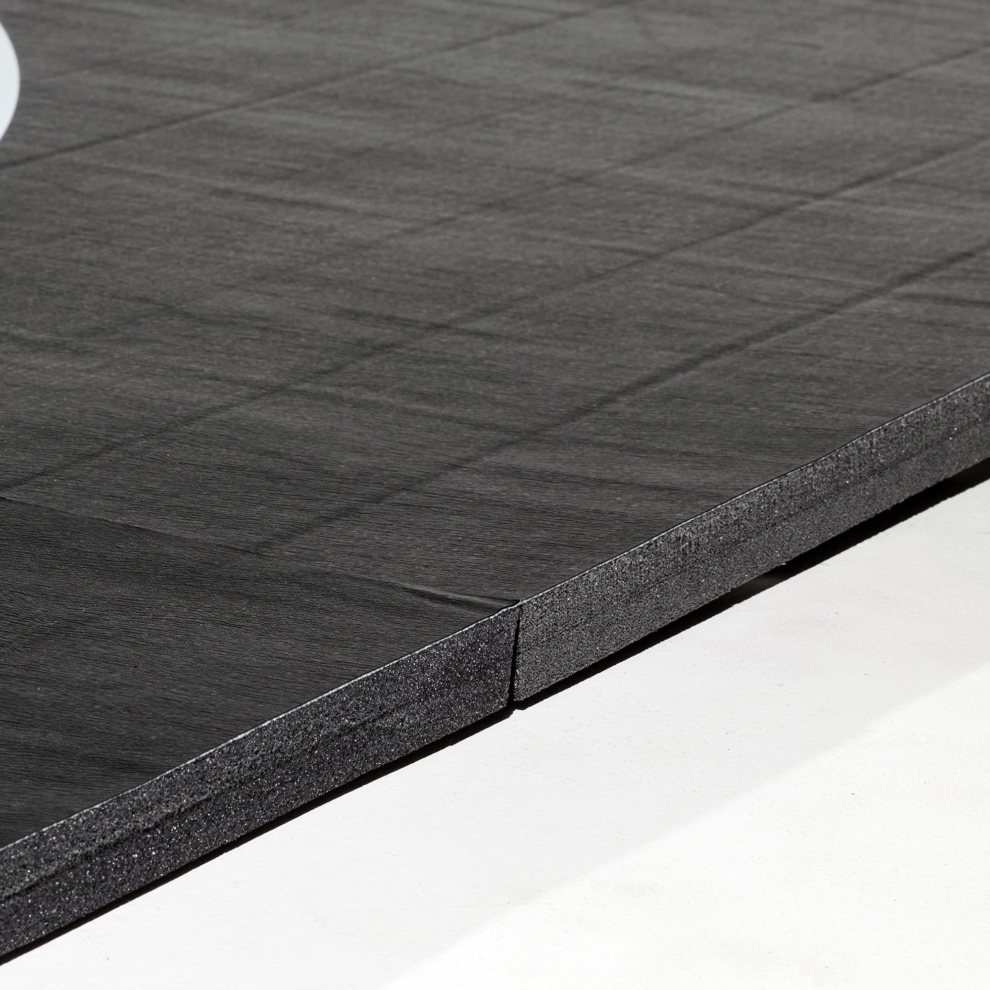 Dollamur 10'x10' Wrestling Mat, Black, Gymnastics, with Circles - Image 2