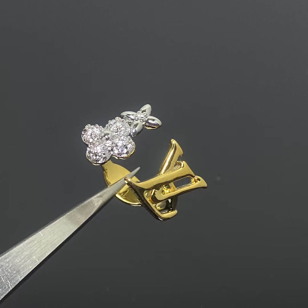 Louis Vuitton Mixed Two Metal Color Ring - Original Replica Club