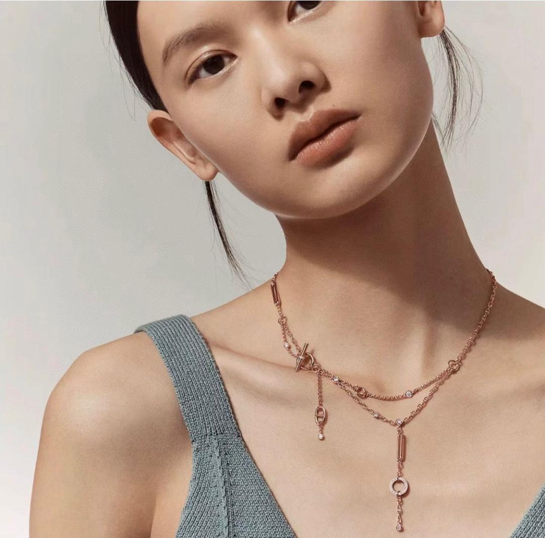 Hermes Drop Pendant Y Necklace - Original Replica Club