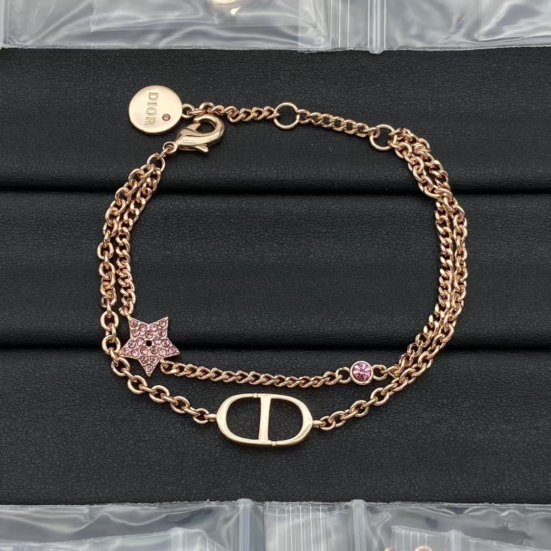 Dior Rose Gold Star Bracelet - Original Replica Club