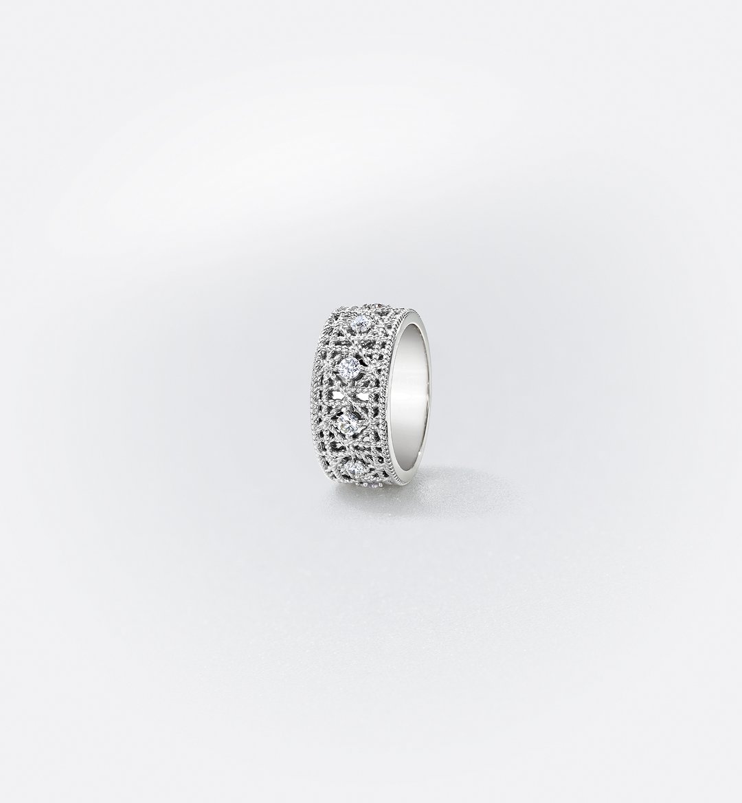 Replicate My Dior Ring White Gold and Diamonds(1:1 replica) - Original Replica Club
