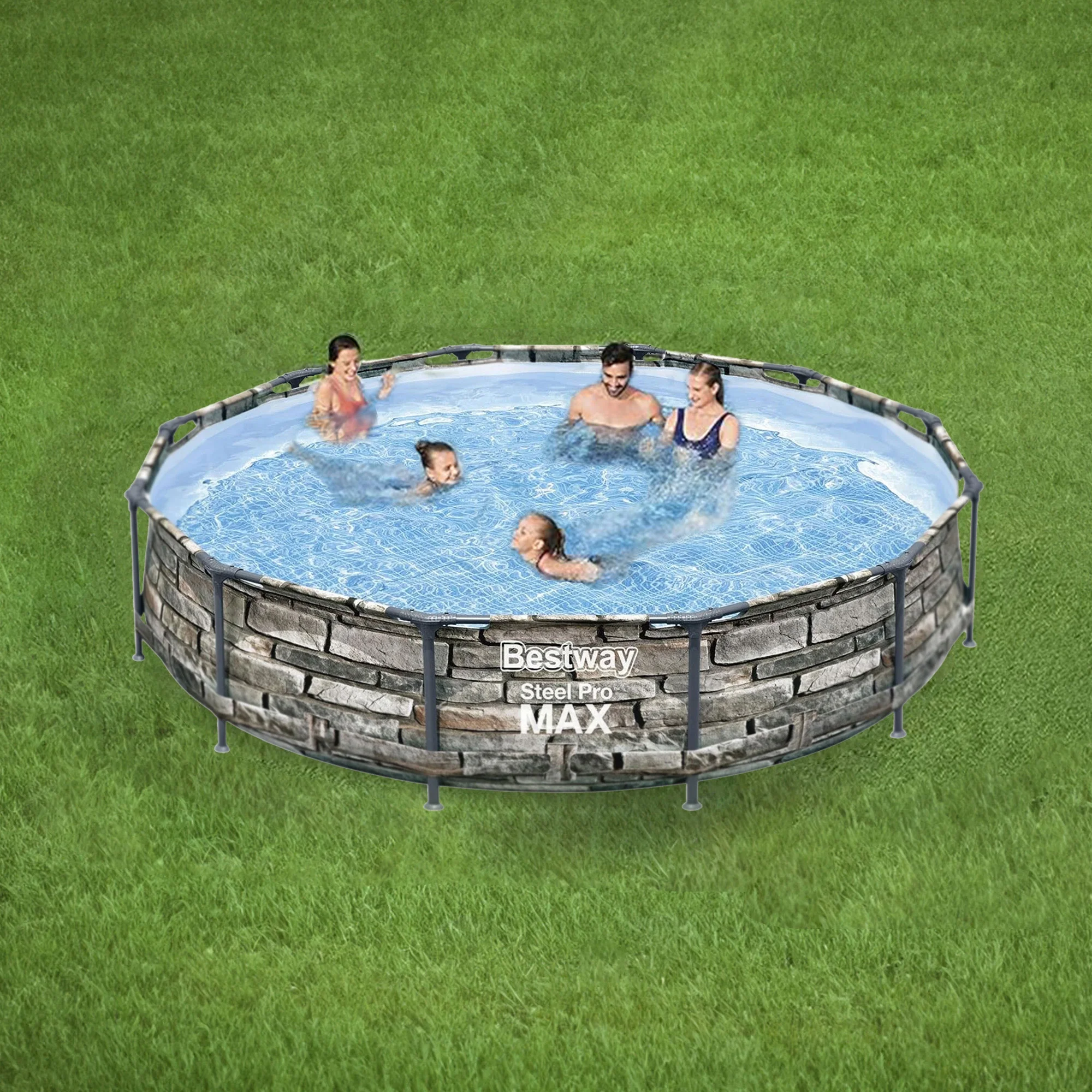 Bestway Steel Pro MAX 12' x 30" Above Ground Outdoor Swimming Pool Set - Image 14