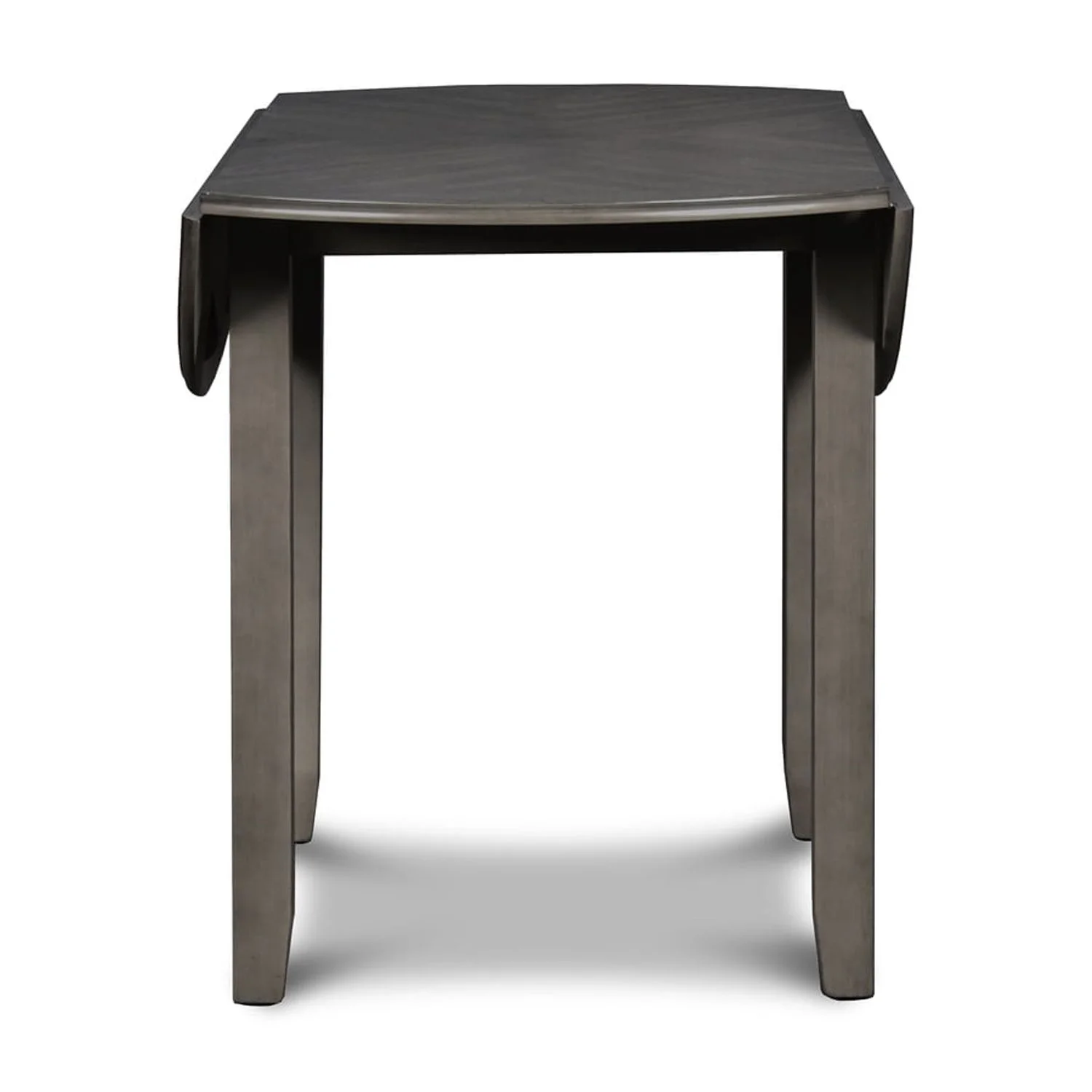 New Classic Gia 3 Piece Contemporary Rubberwood Dining Table Set, Gray - Image 6