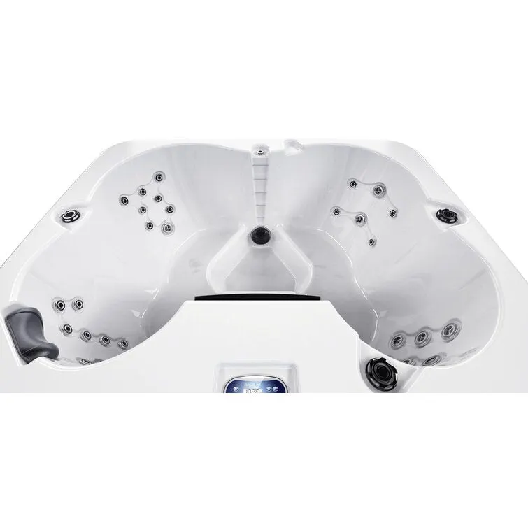 Luxuria Spas 220 Volt 4 – Person 55 – Jet Rectangle Plug & Play Hot Tub with Ozonator