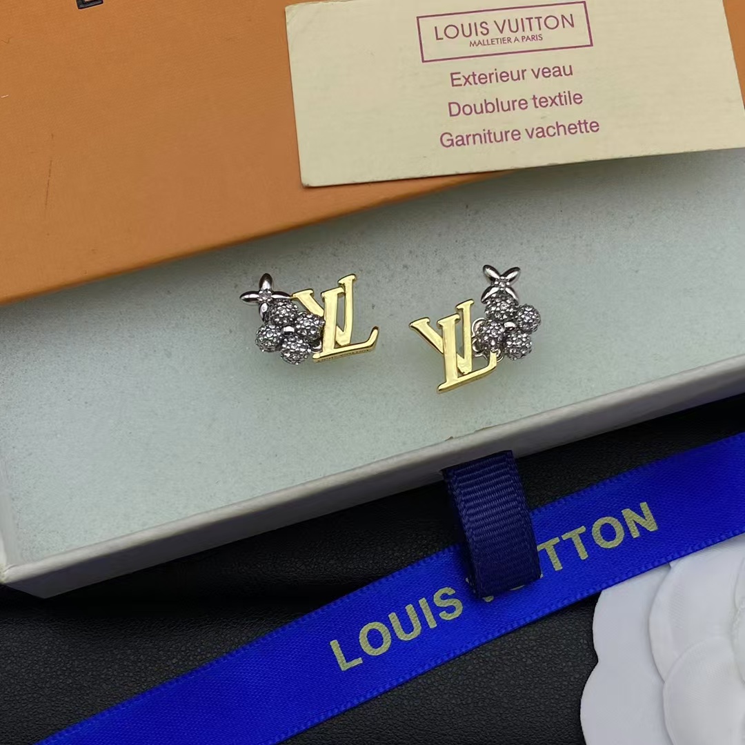 Louis Vuitton Mixed Color Stud Earrings - Original Replica Club